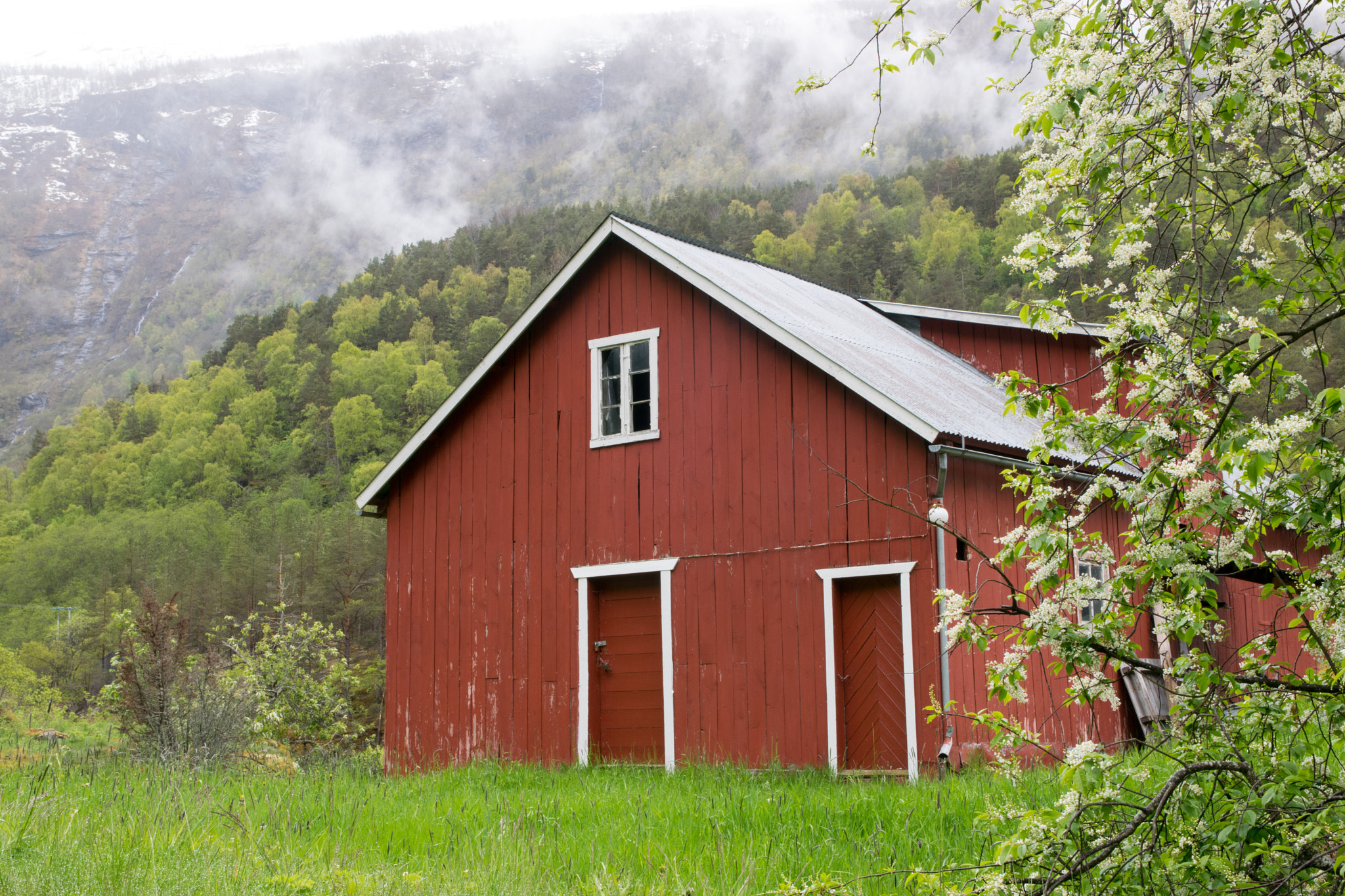 Nikon D3300 + Sigma 17-70mm F2.8-4 DC Macro OS HSM | C sample photo. A red hut photography