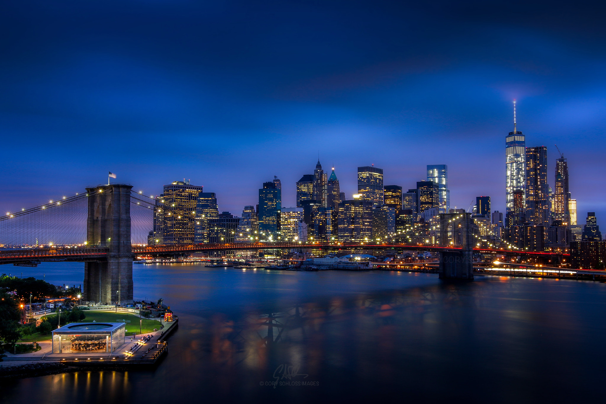 Canon EOS 70D + Canon EF 11-24mm F4L USM sample photo. Blue hour: nyc photography