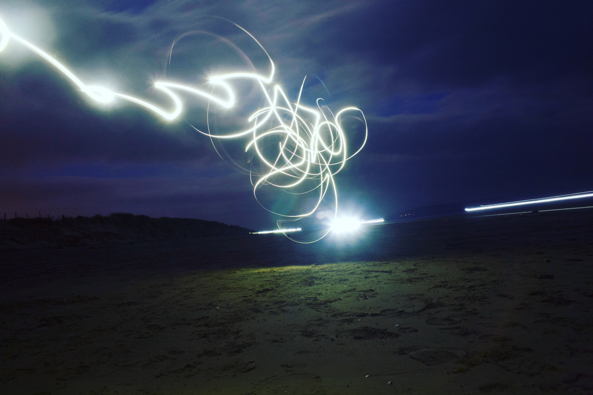 Canon EOS 5D + Canon EF 28-90mm f/4-5.6 sample photo. Long exposure at pembrey photography