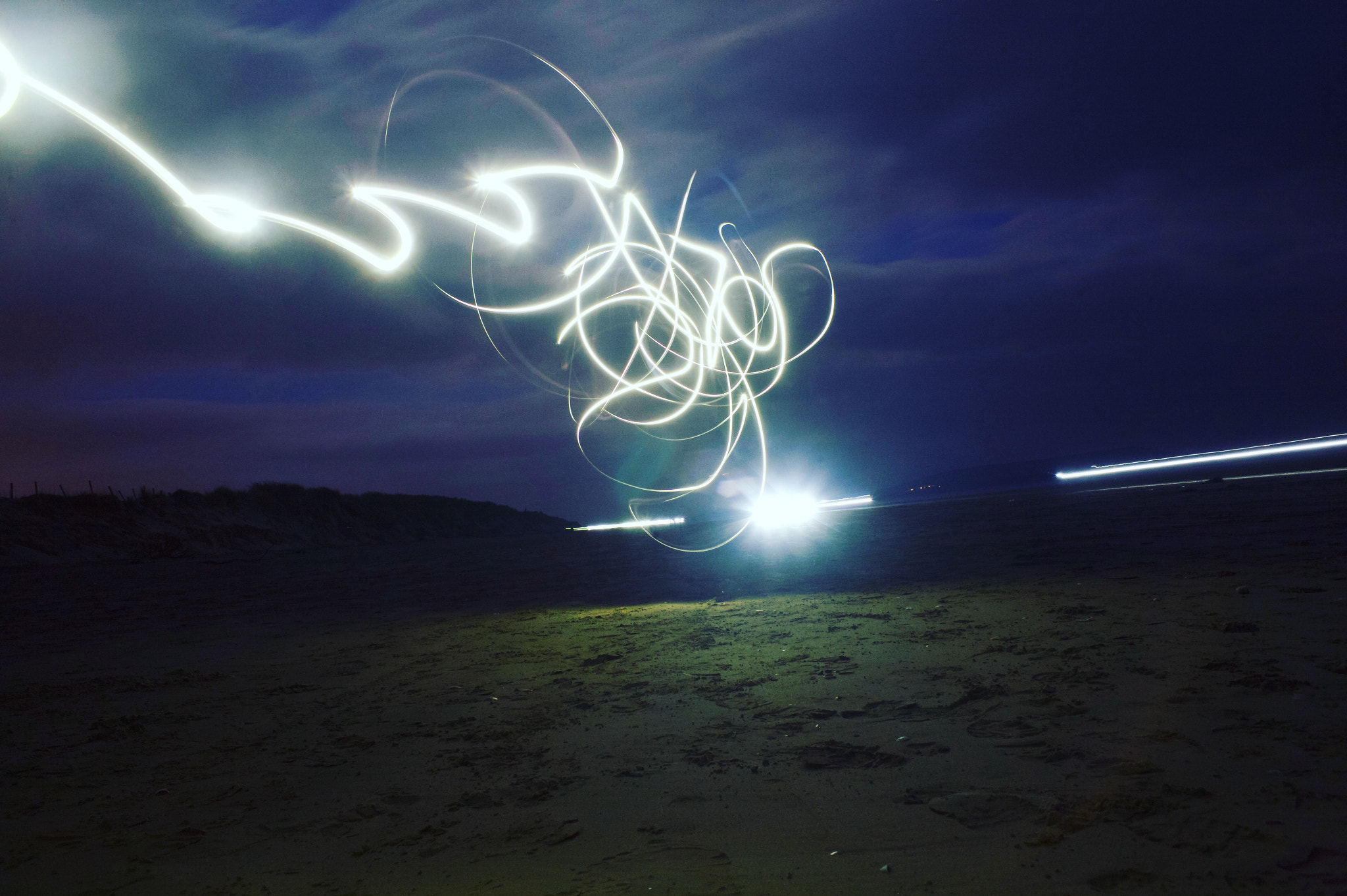 Canon EF 28-90mm f/4-5.6 sample photo. Long exposure at pembrey photography