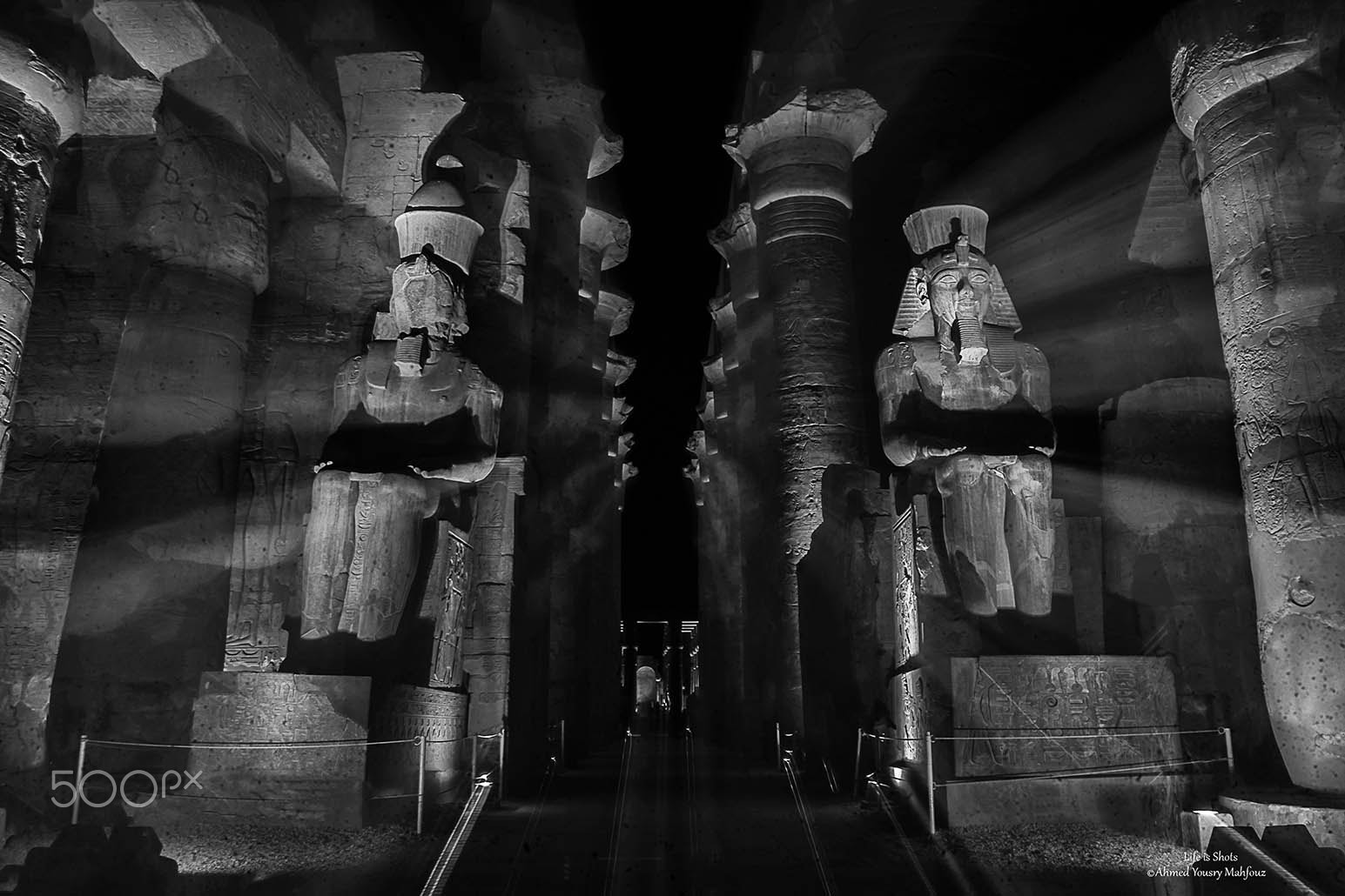 Nikon D3 sample photo. Spirit of luxor temple photography