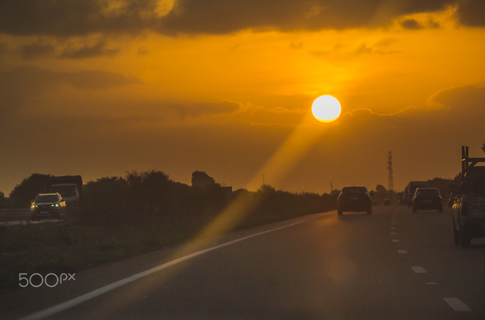 Canon EF 70-210mm f/3.5-4.5 USM sample photo. Crusing to the sun photography