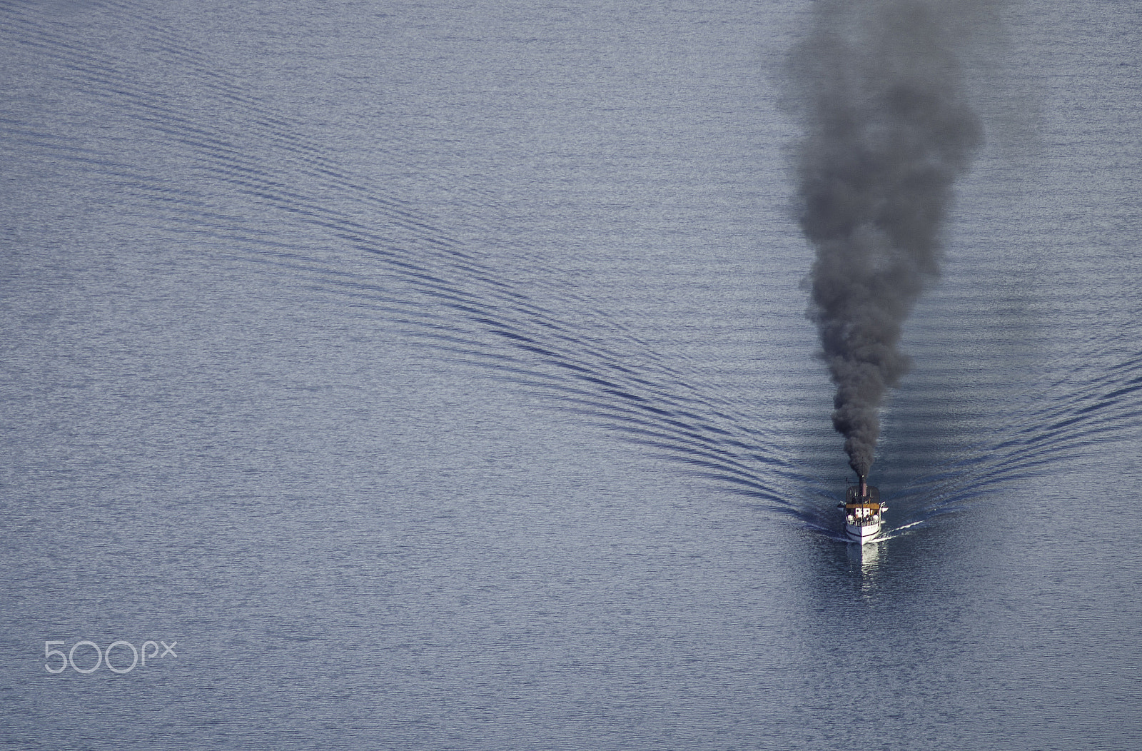 AF Nikkor 300mm f/4 IF-ED sample photo. Tss earnslaw vintage steamship photography