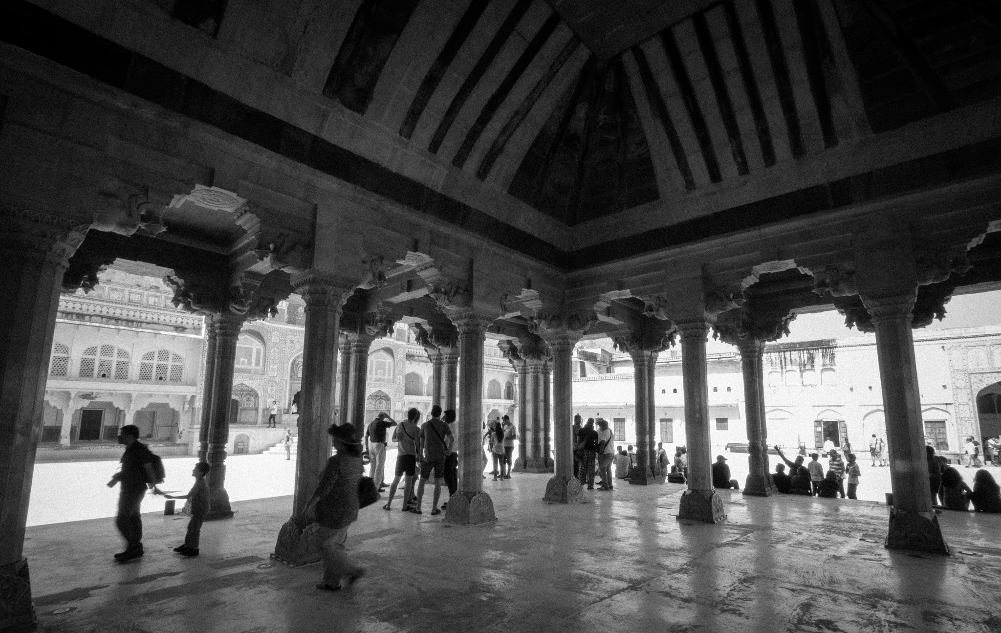 Nikon D5000 + Sigma 10-20mm F3.5 EX DC HSM sample photo. Diwan-e-khaas. amer fort-jaipur photography