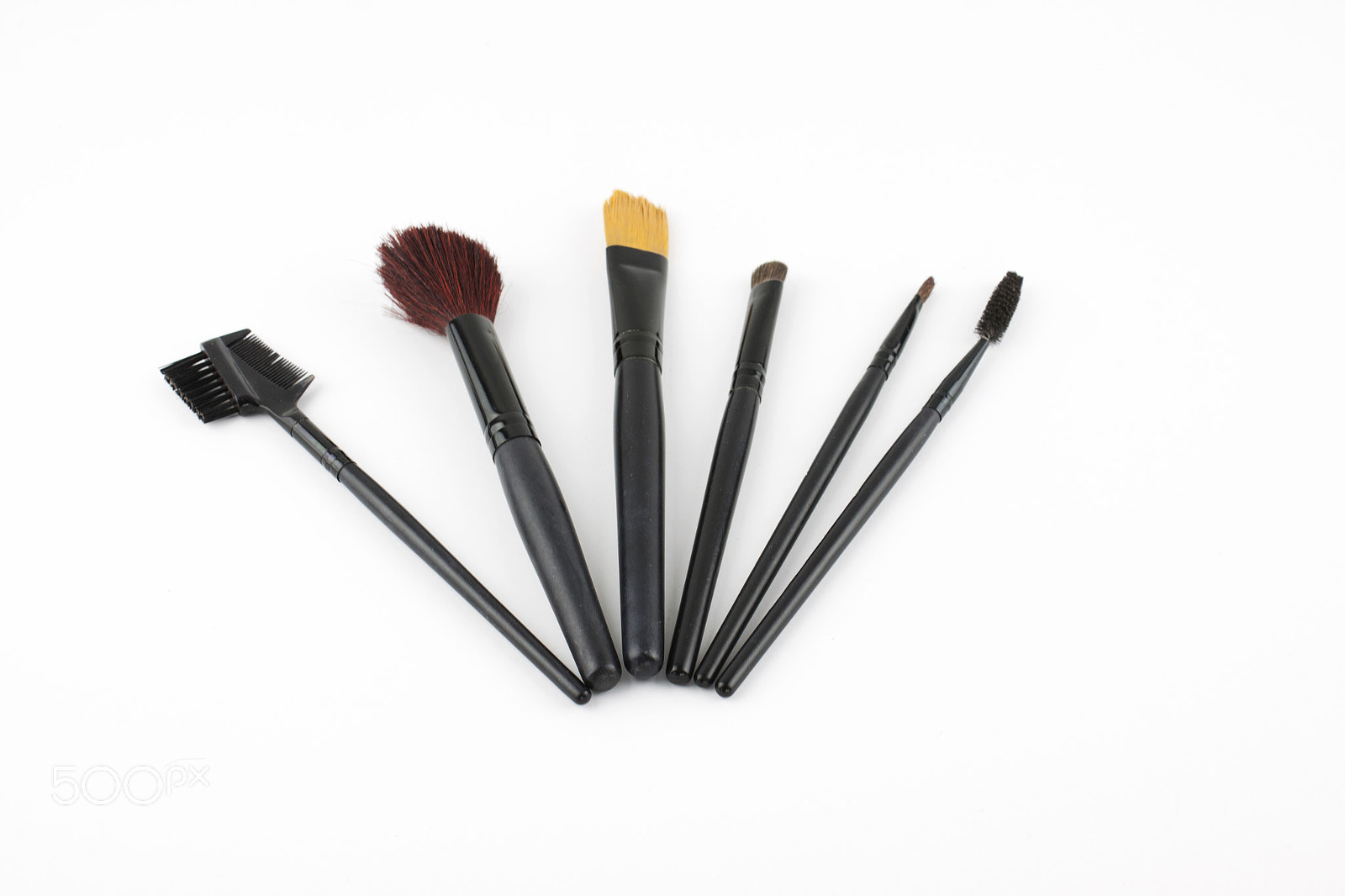 Canon EF-S 18-55mm F3.5-5.6 III sample photo. Makeup brushes and utensils photography