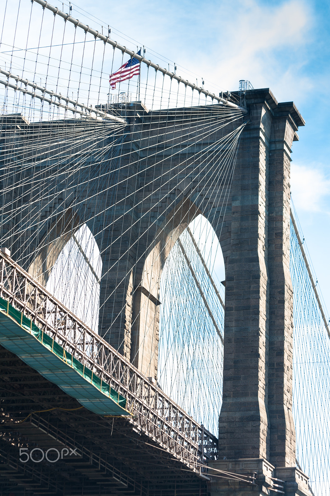 Canon EF 70-300mm F4-5.6 IS USM sample photo. Brooklyn bridge from the hudson photography