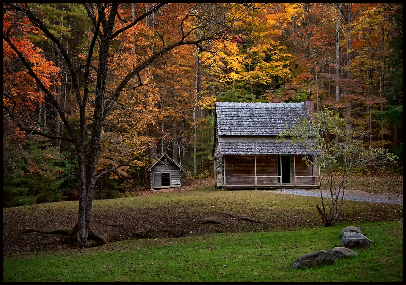 Nikon D2Xs sample photo. Henry whitehead place - cades cove tennessee photography