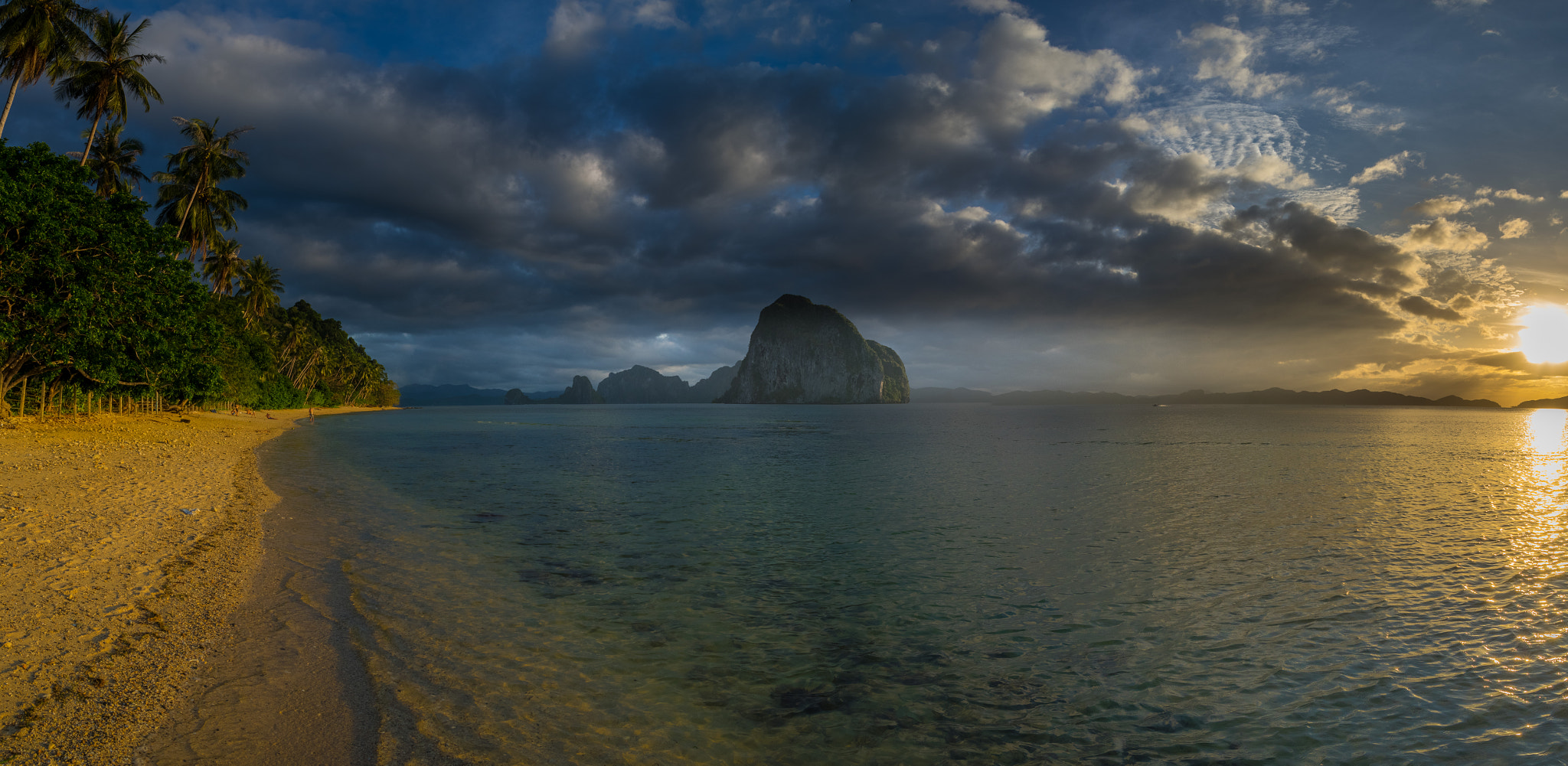 Pentax K-3 II sample photo. Rock palms sunset photography