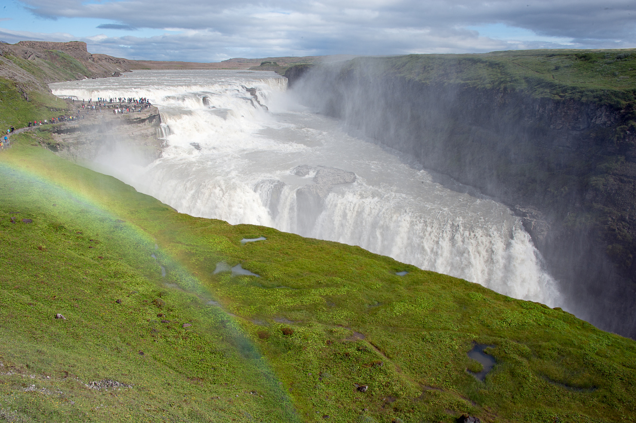 Nikon D3 sample photo. Gullfoss photography