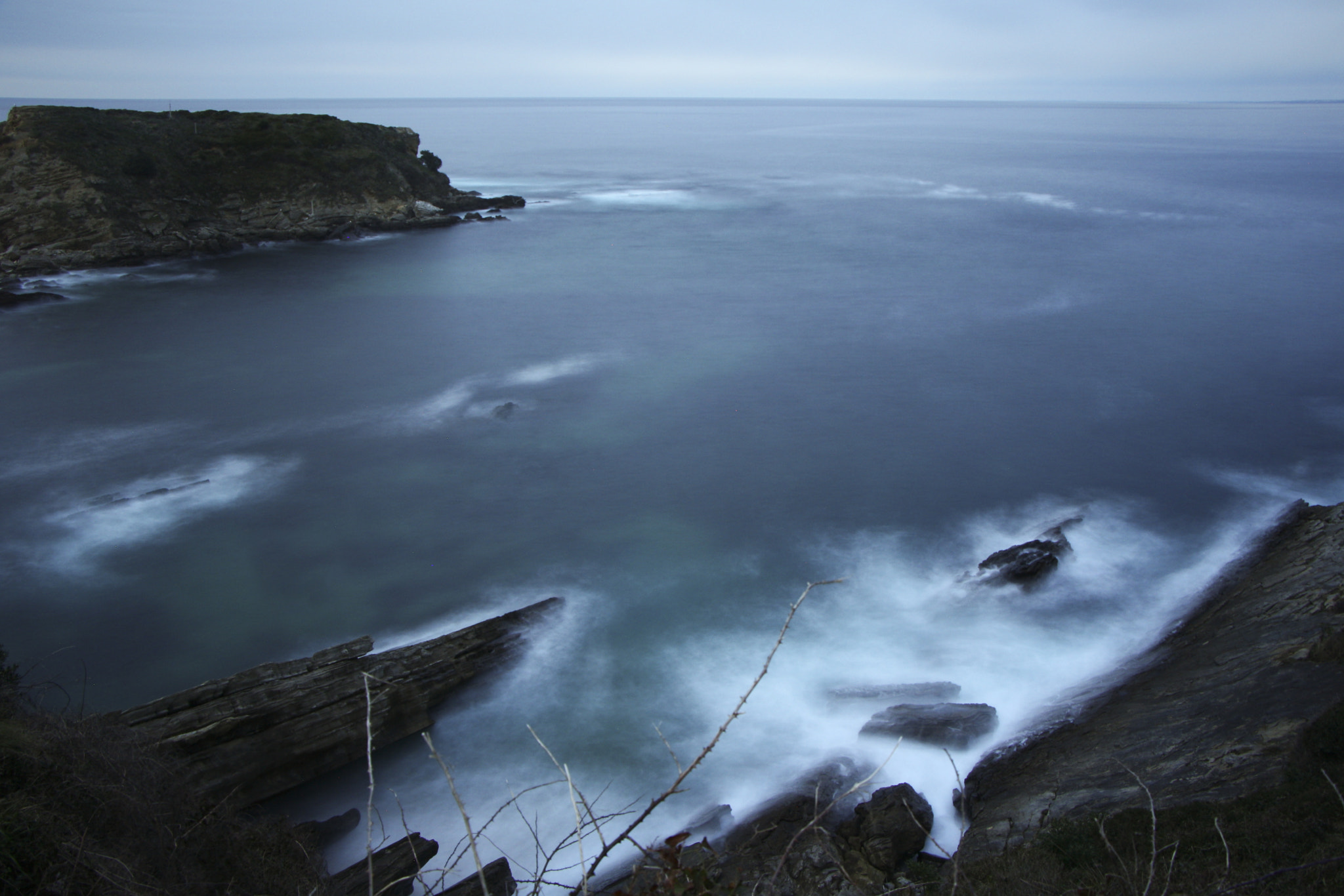 Canon EF-S 18-135mm F3.5-5.6 IS STM sample photo. Playa hondarribia long exposure photography