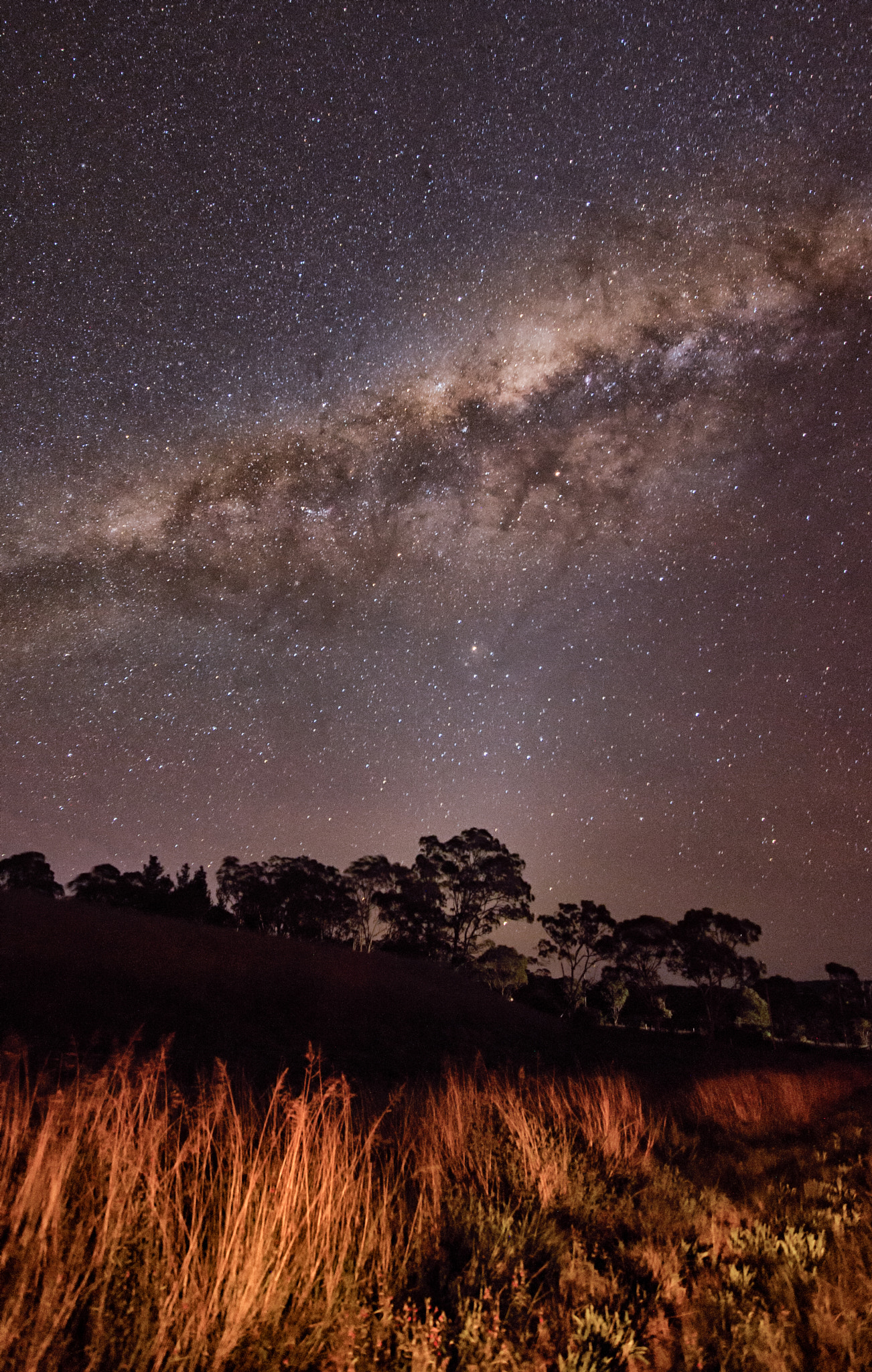 Nikon Df sample photo. The granite belt by night photography