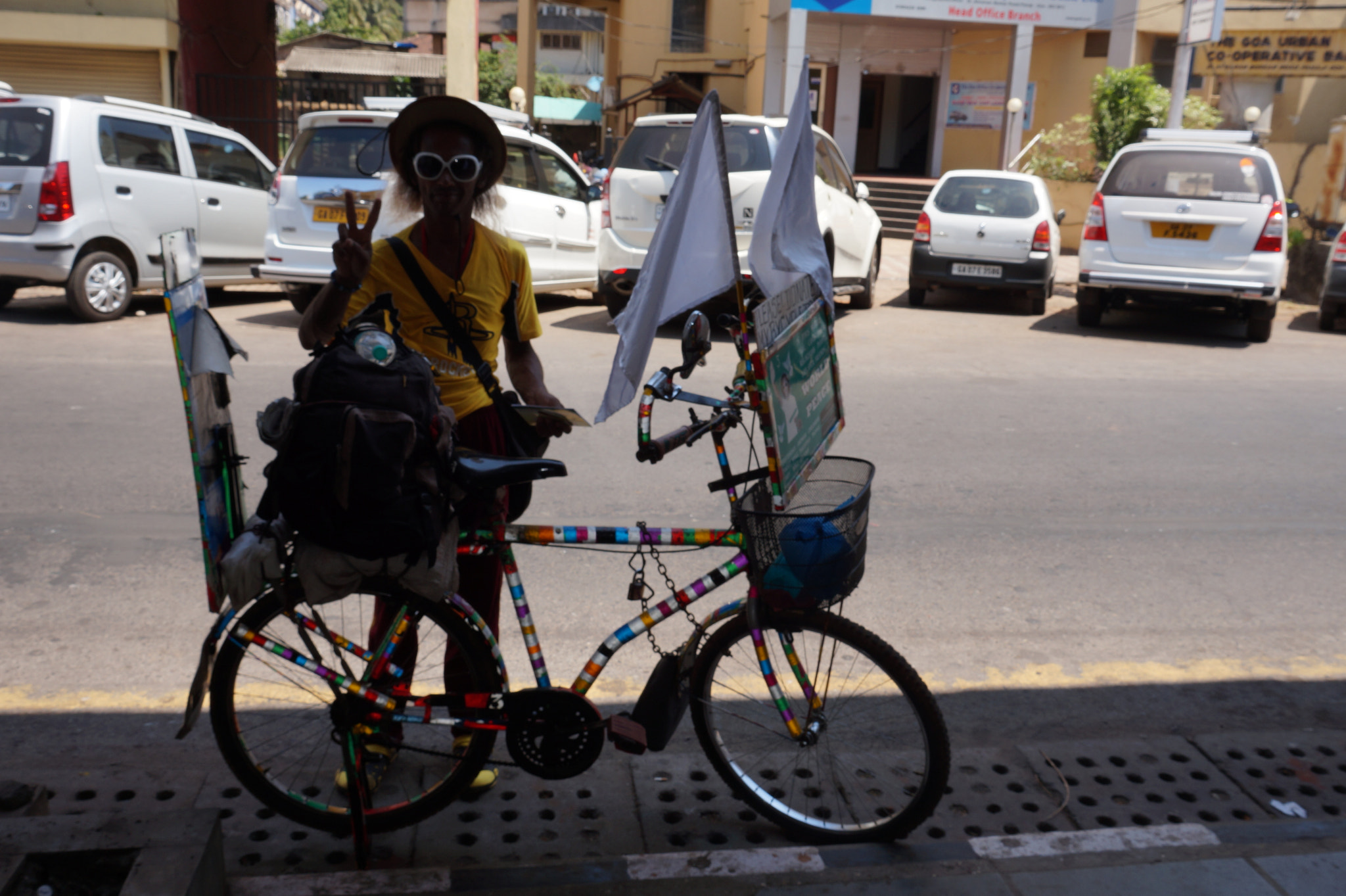 Sony E 18-50mm F4-5.6 sample photo. A cyclist photography