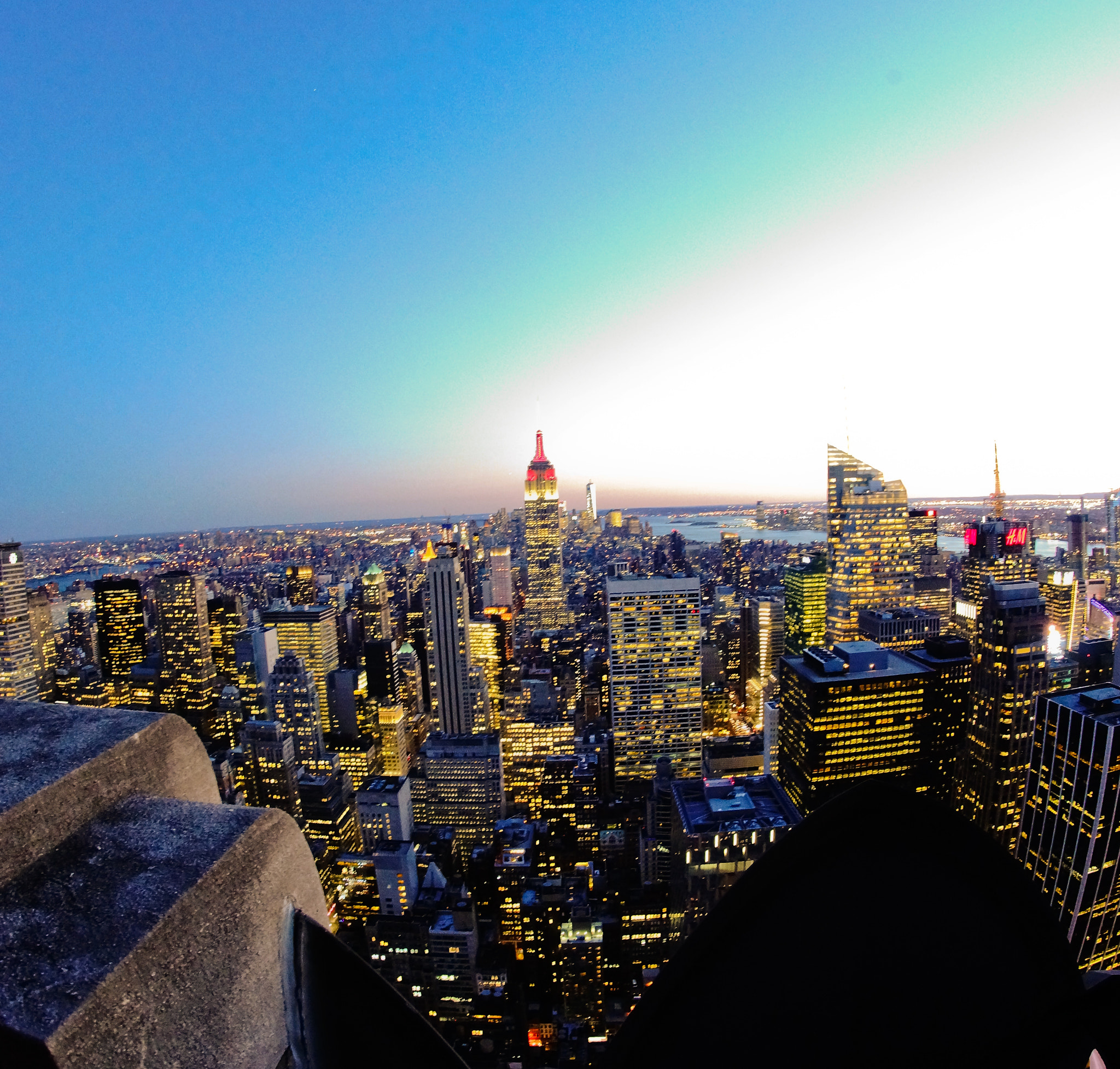 Sony a99 II + Sony 16mm F2.8 Fisheye sample photo. New york before night photography