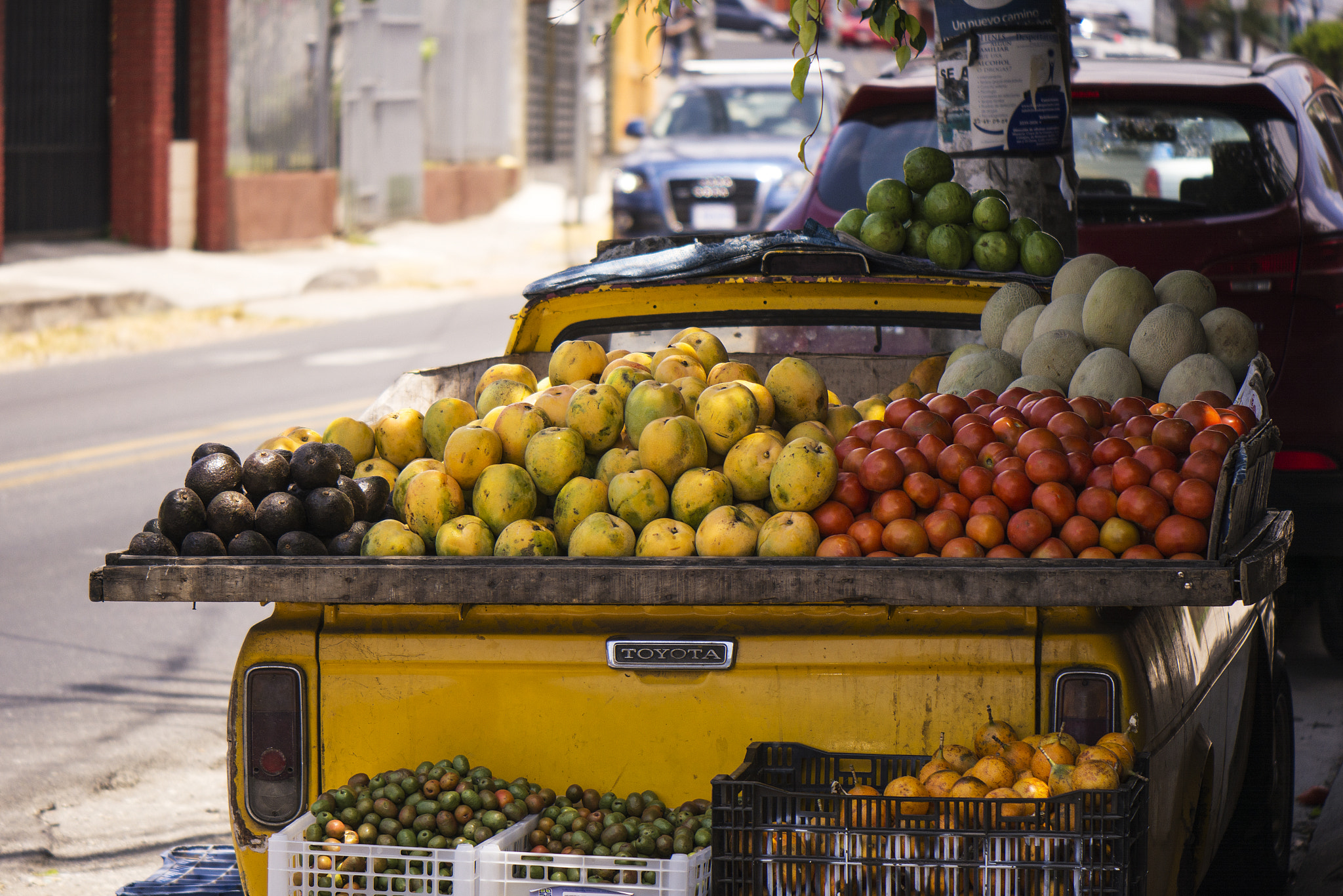 Nikon AF-S DX Micro-Nikkor 85mm F3.5G ED VR sample photo. Street fruits photography