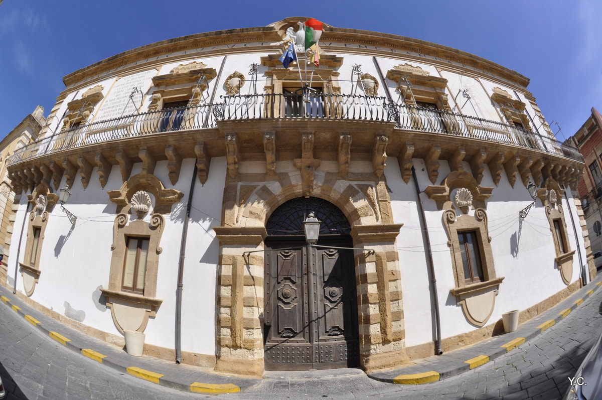 Nikon AF DX Fisheye-Nikkor 10.5mm F2.8G ED sample photo. Palazzo di città - augusta (sr) photography