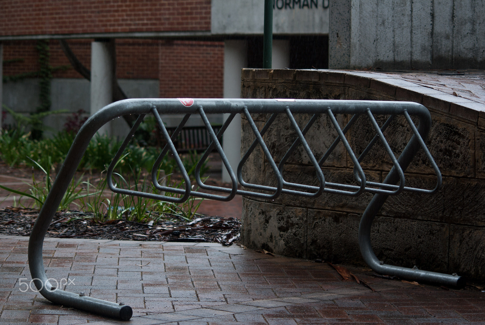 Pentax K10D + smc PENTAX-FA J 75-300mm F4.5-5.8 AL sample photo. Bikerack photography