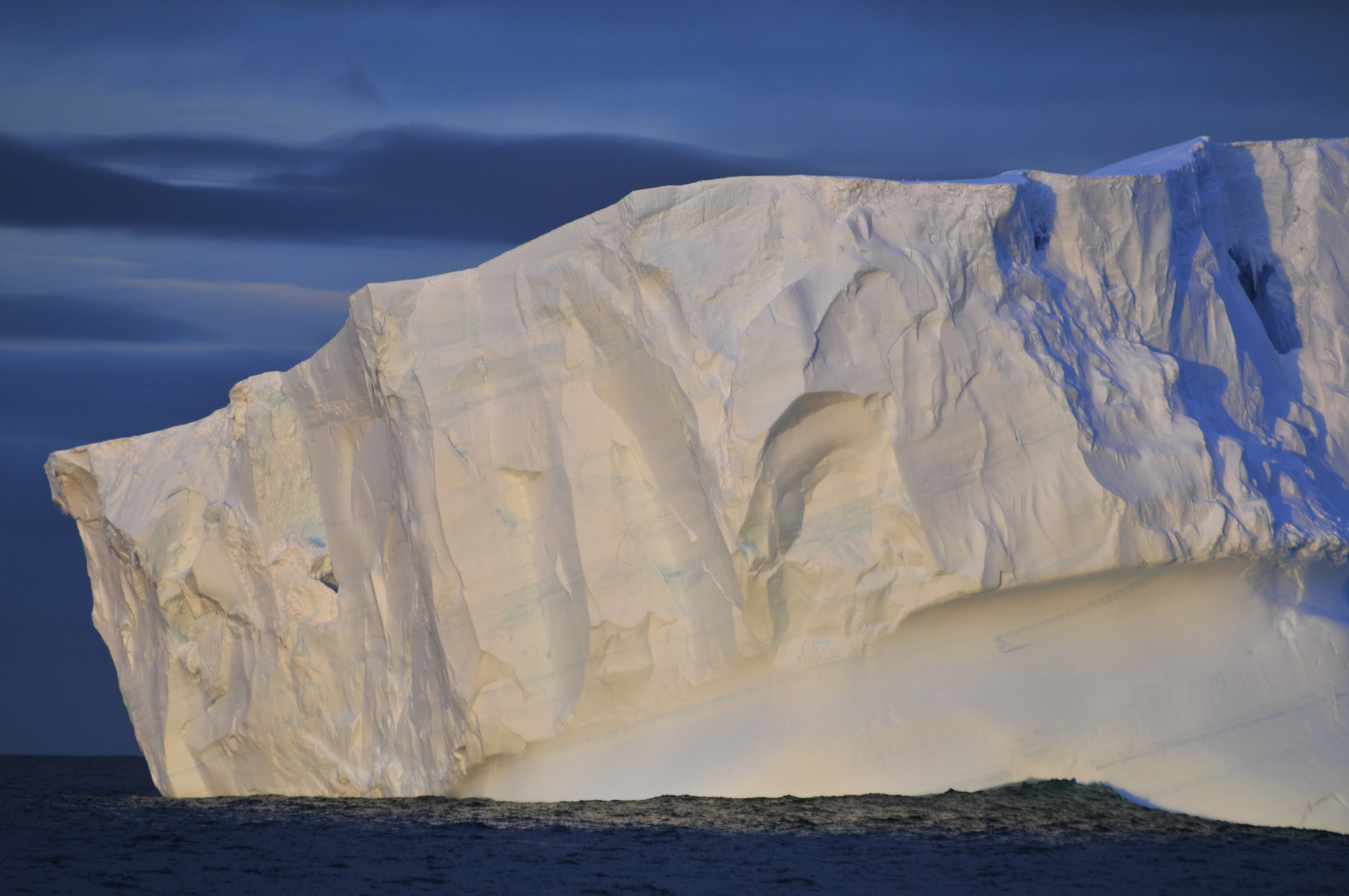 Nikon D300S + Sigma 70-300mm F4-5.6 APO DG Macro sample photo. Iceberg in antarctic ocean. photography