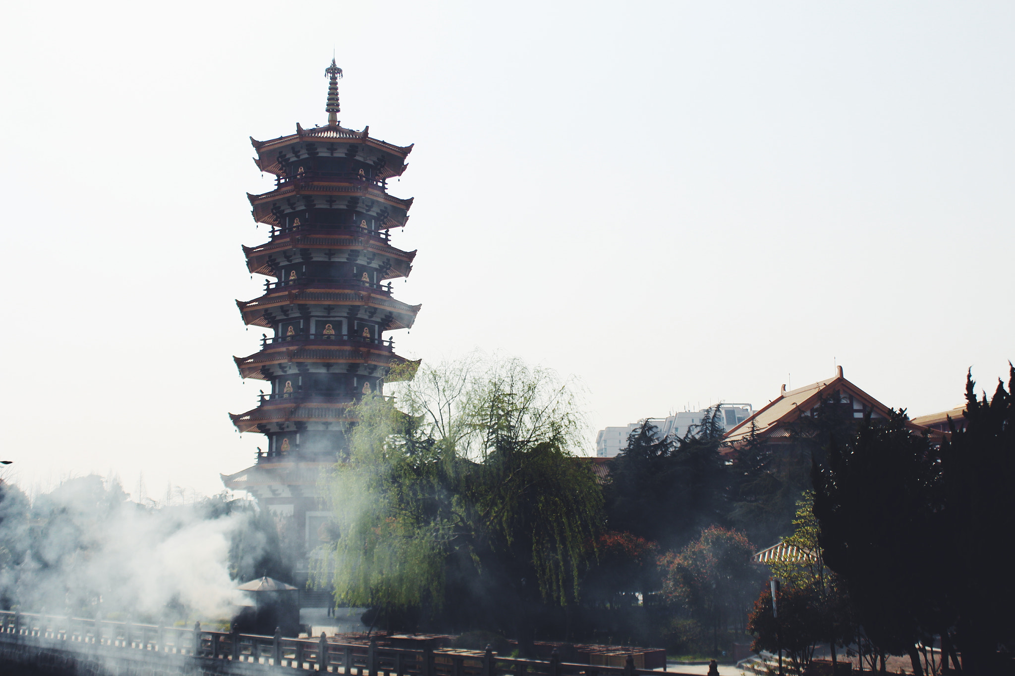 Canon EOS 650D (EOS Rebel T4i / EOS Kiss X6i) + Canon EF 50mm f/1.8 sample photo. Temple in shanghai photography