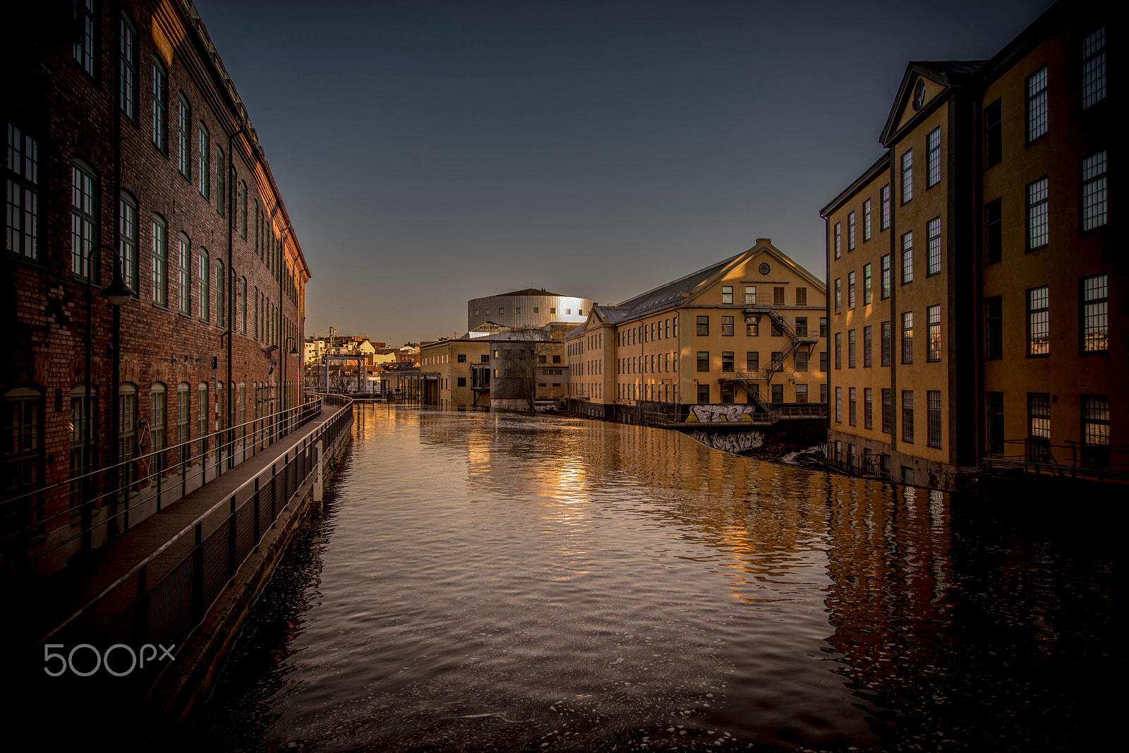 24-105mm F4 sample photo. Industrial landscape photography