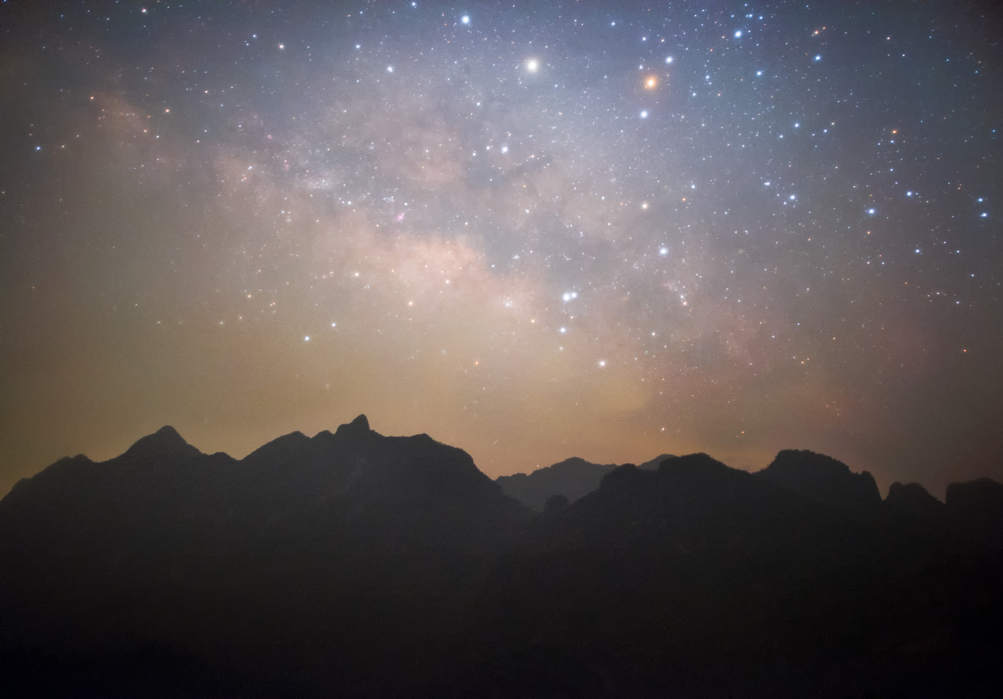 Samyang 12mm F2.8 ED AS NCS Fisheye sample photo. Milkyway over doaluag mountain photography