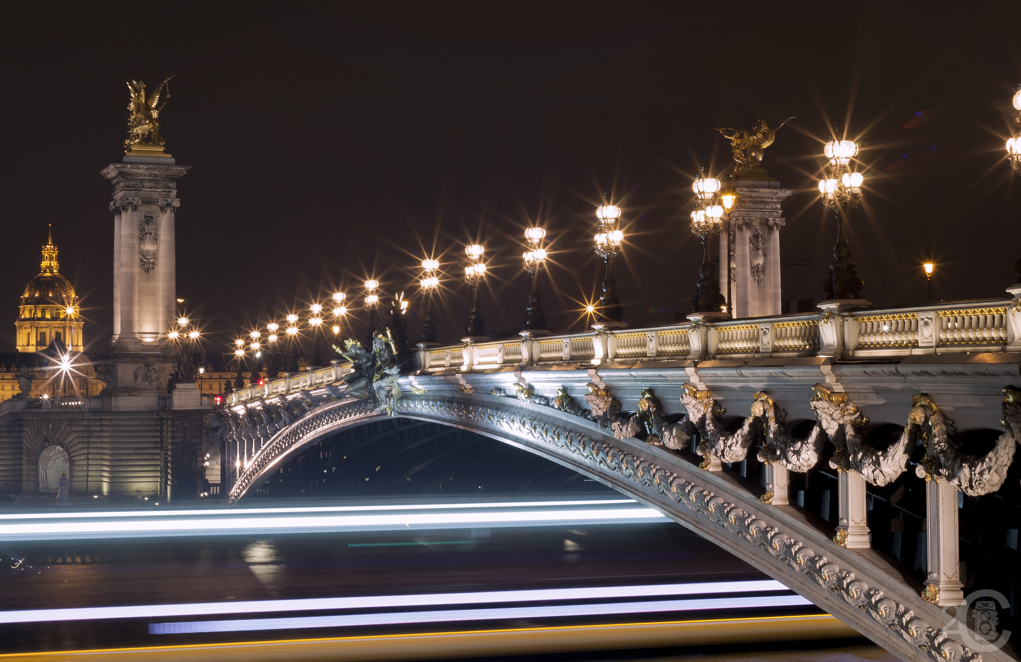 Canon EOS-1D Mark III + Canon EF 50mm F1.8 II sample photo. Pont alexandre iii photography