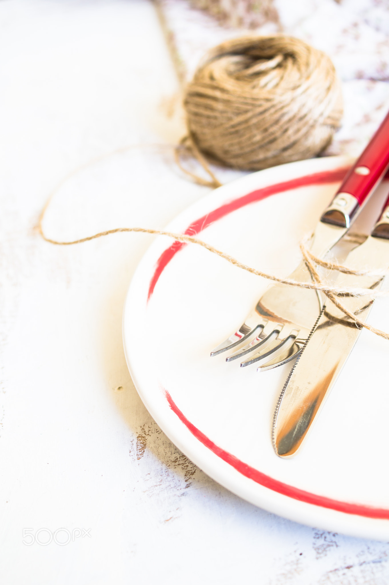 Rustic table setting