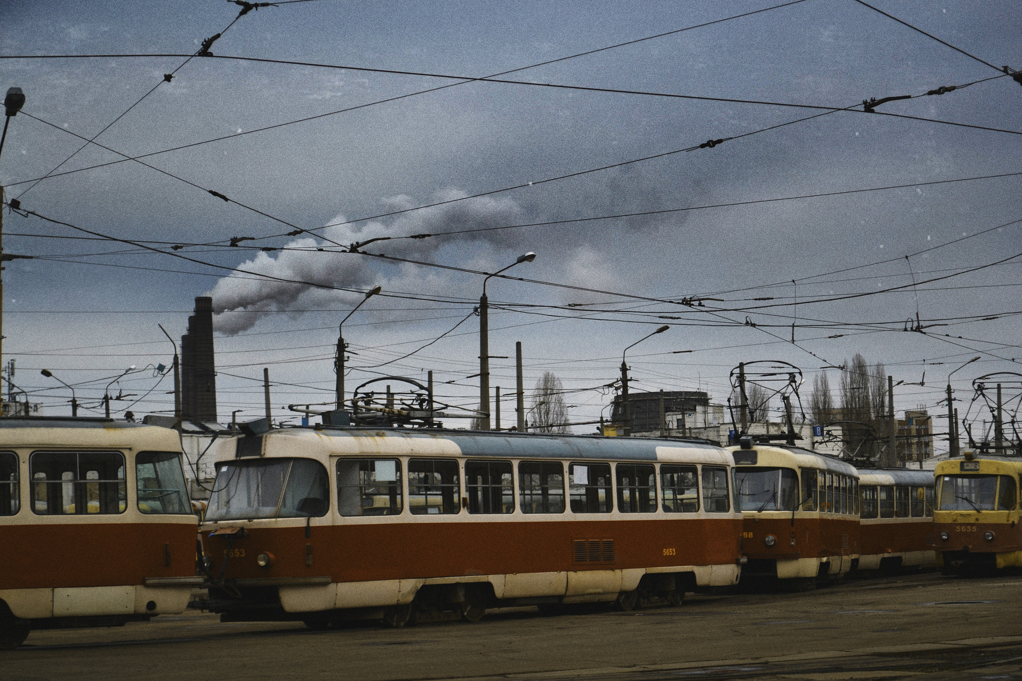 Sigma 70-200mm F2.8 EX DG Macro HSM II sample photo. Darnitsa tram depot photography