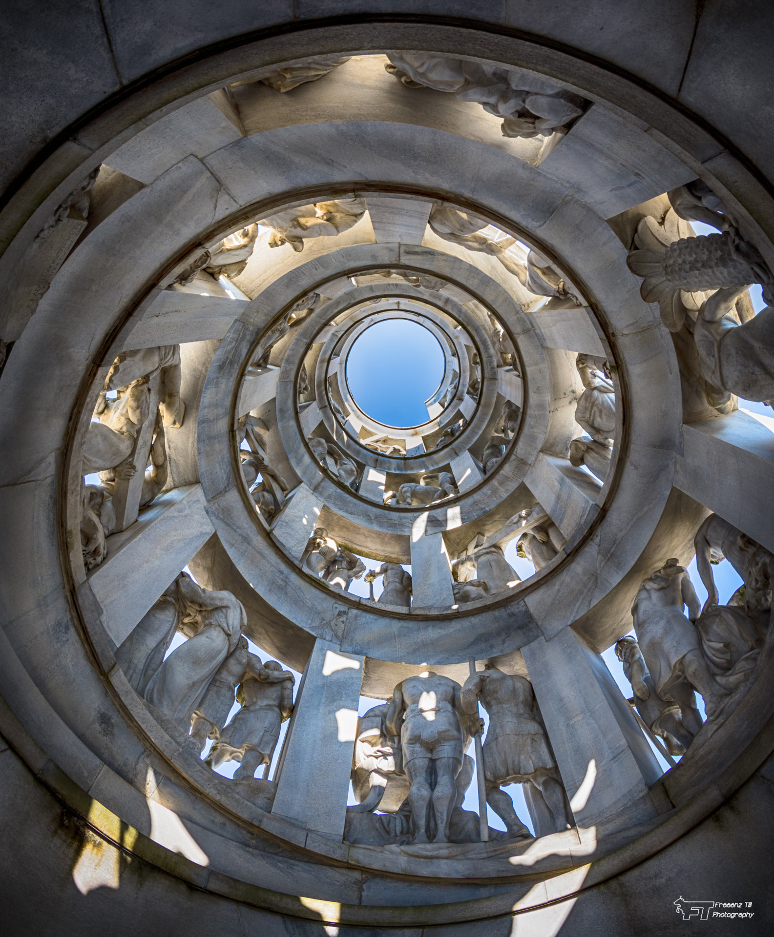 Nikon AF DX Fisheye-Nikkor 10.5mm F2.8G ED sample photo. Bernocchi tomb photography