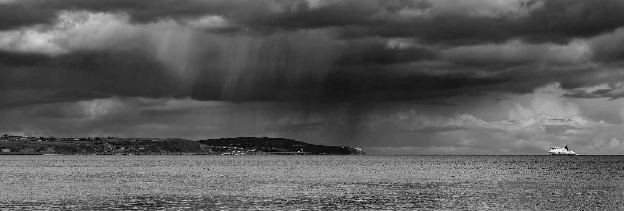 Sigma 70-300mm F4-5.6 APO DG Macro sample photo. Distant rain photography