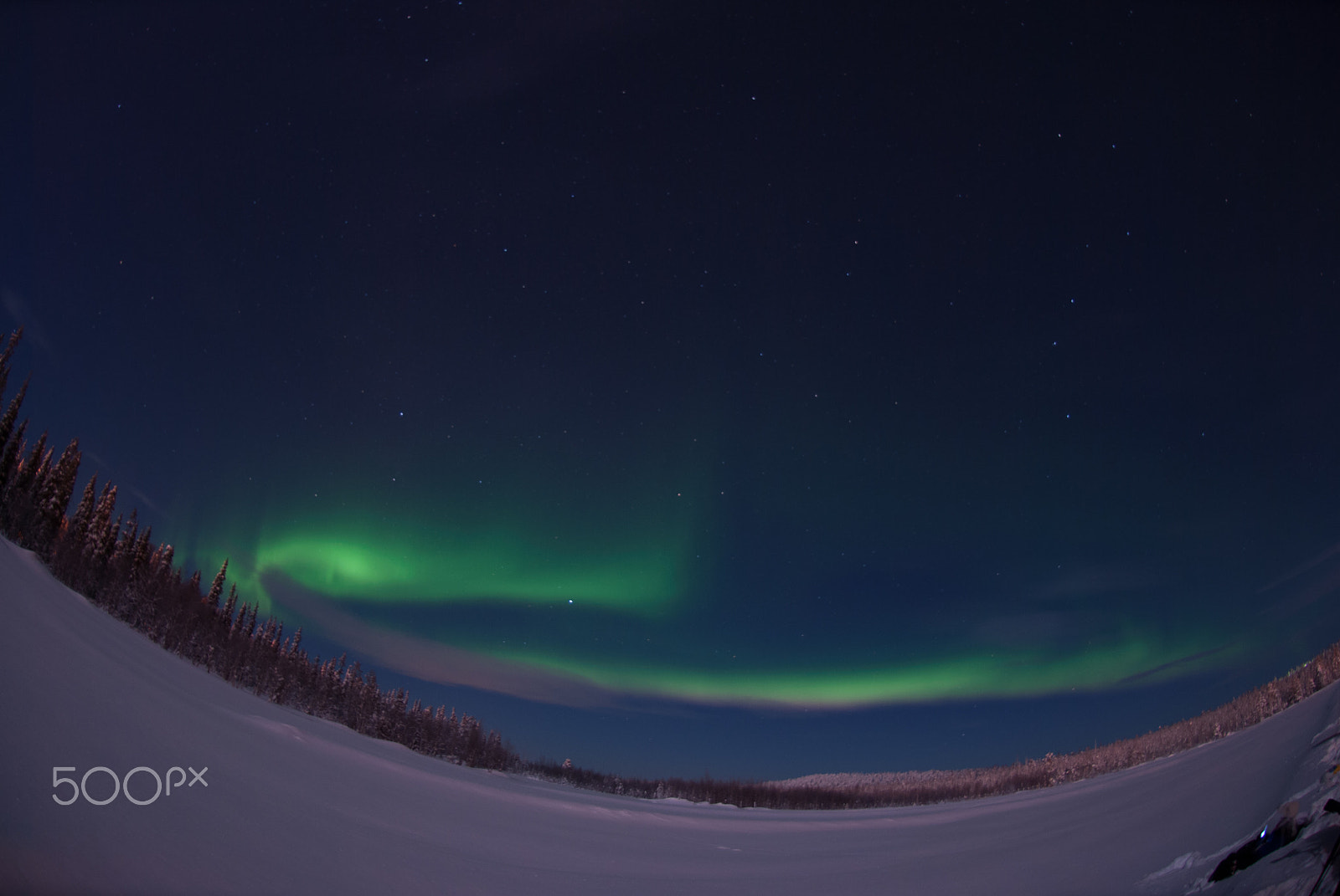 Nikon AF DX Fisheye-Nikkor 10.5mm F2.8G ED sample photo. Northern lights luosto, finland '14 photography