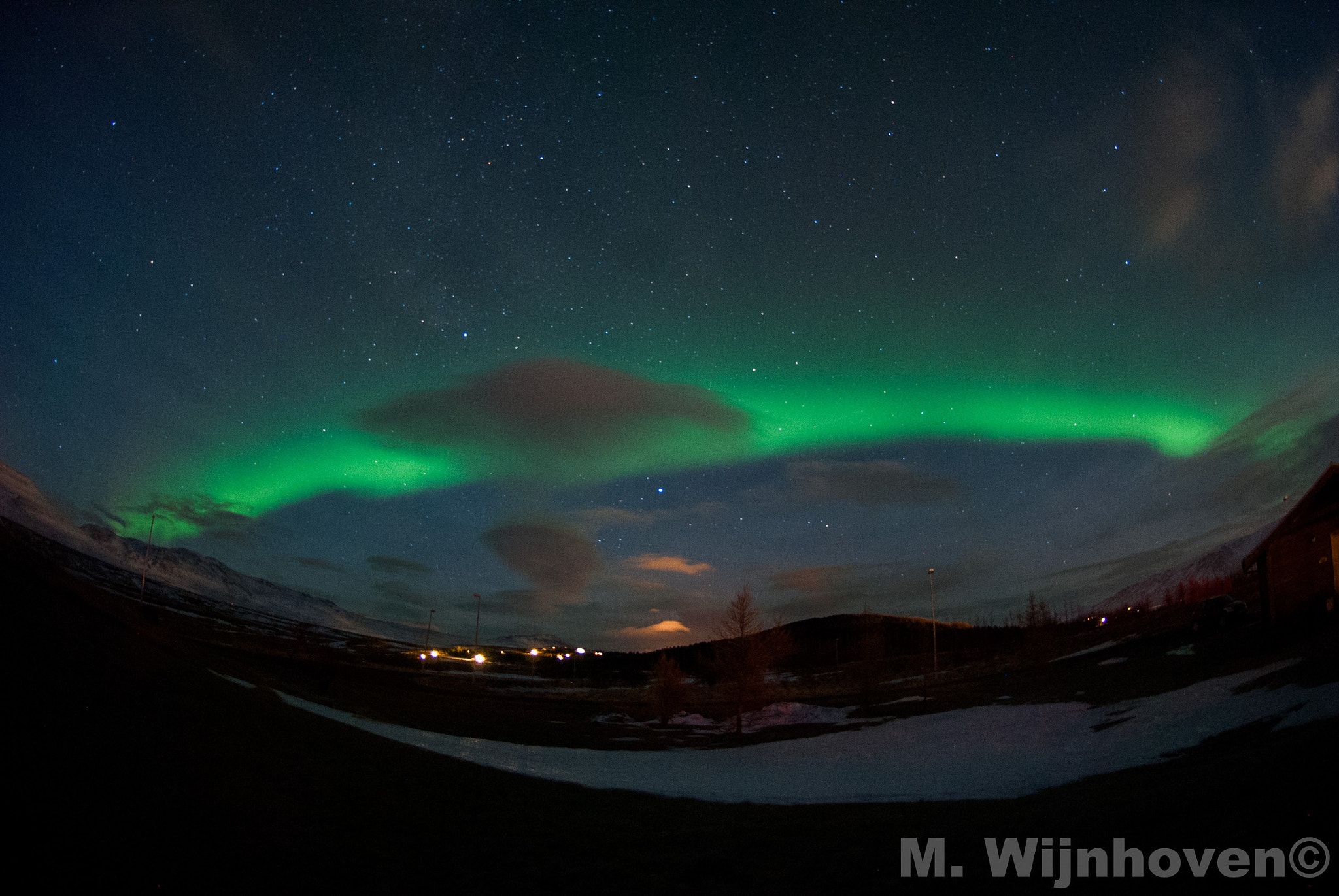 Nikon AF DX Fisheye-Nikkor 10.5mm F2.8G ED sample photo. Lady aurora is staring at me. photography