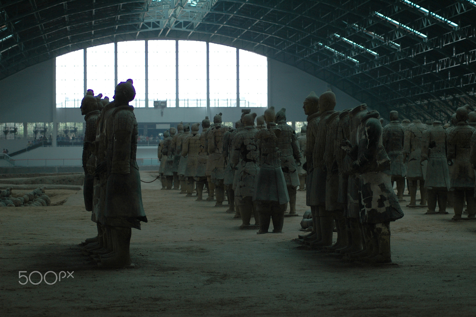 Nikon AF Nikkor 70-300mm F4-5.6G sample photo. An army buried in a sarcophagus photography
