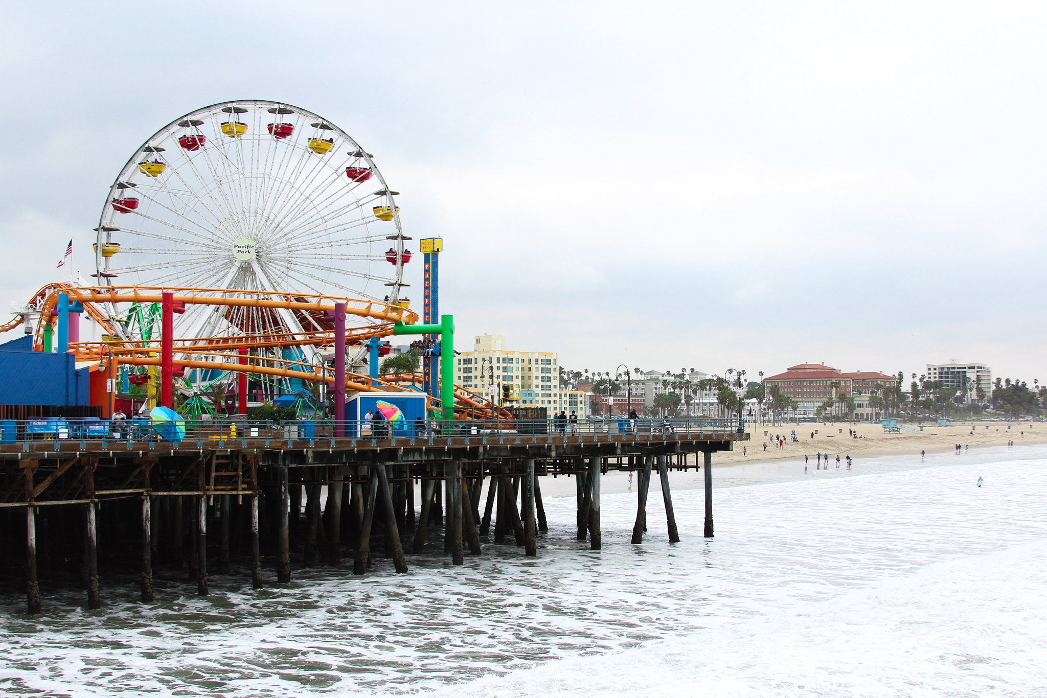 Canon EF 28-135mm F3.5-5.6 IS USM sample photo. Santa monica photography