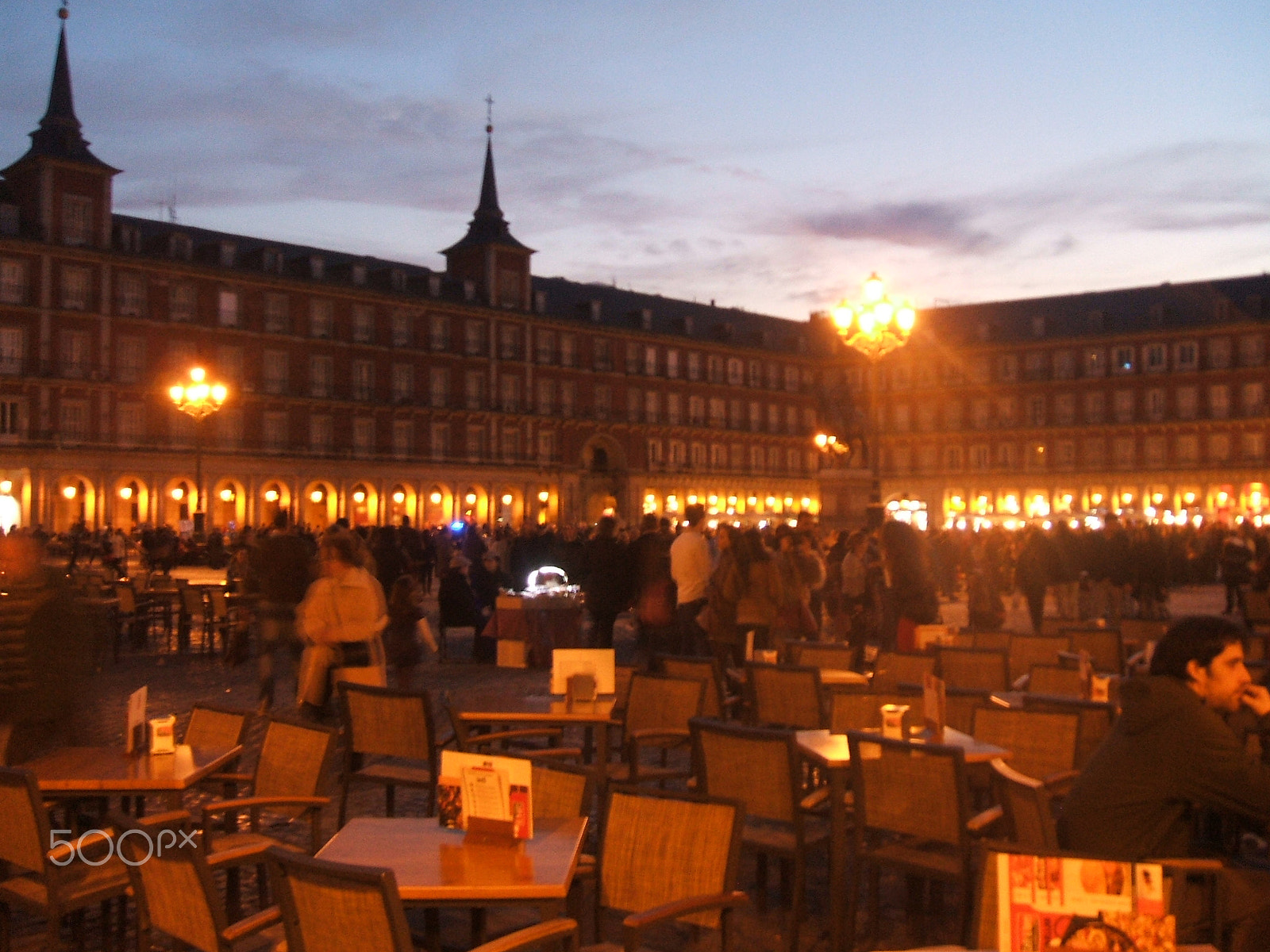 Fujifilm FinePix A400 sample photo. Plaza major, madrid photography