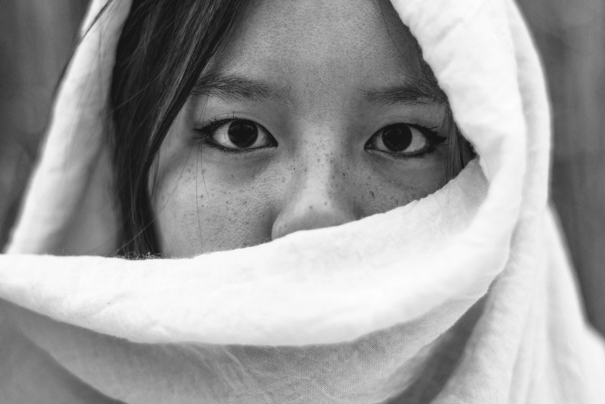 Nikon D800 + AF Nikkor 50mm f/1.8 sample photo. Asian freckles photography