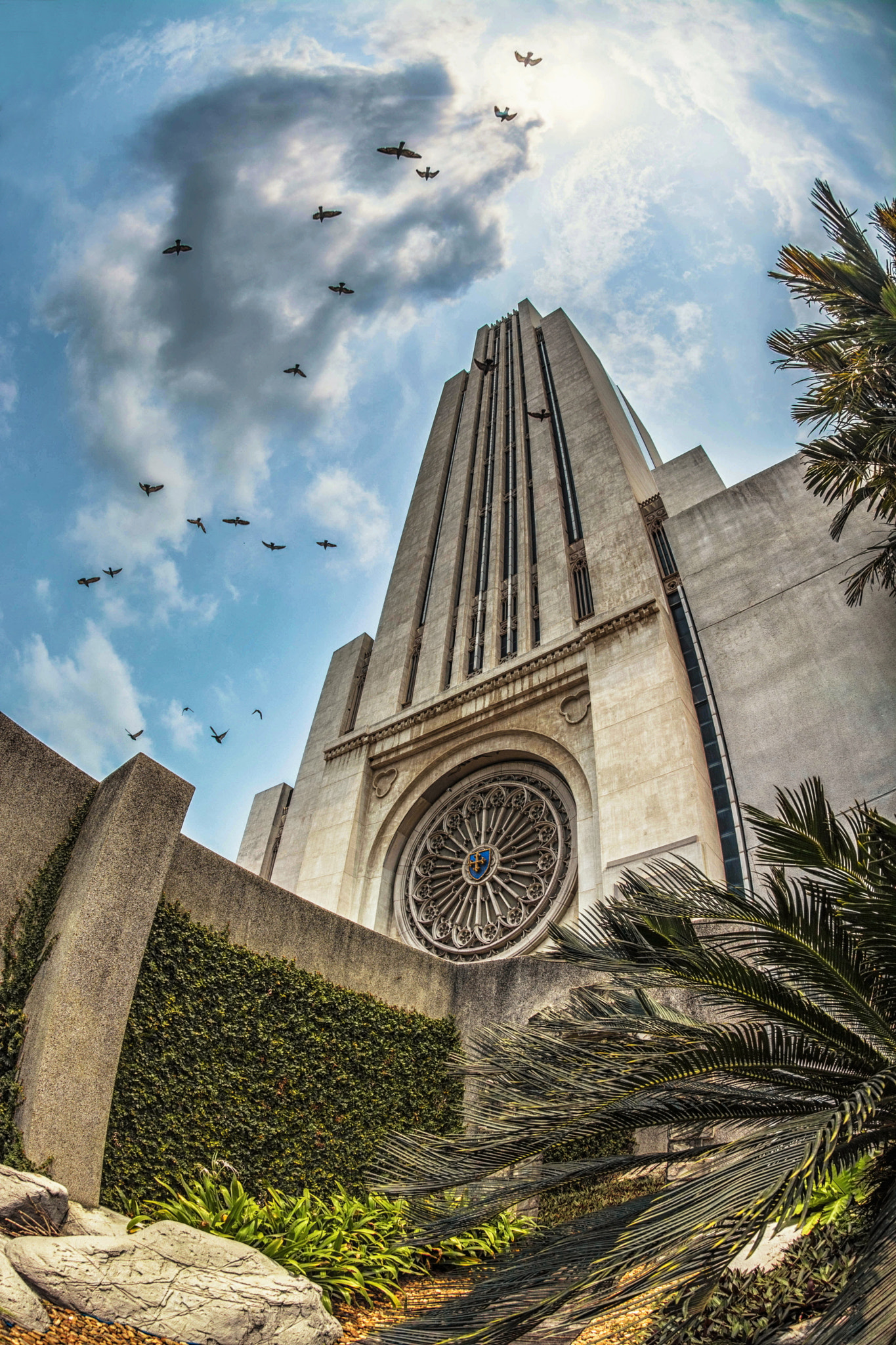 Nikon AF DX Fisheye-Nikkor 10.5mm F2.8G ED sample photo. Abac university landmark photography