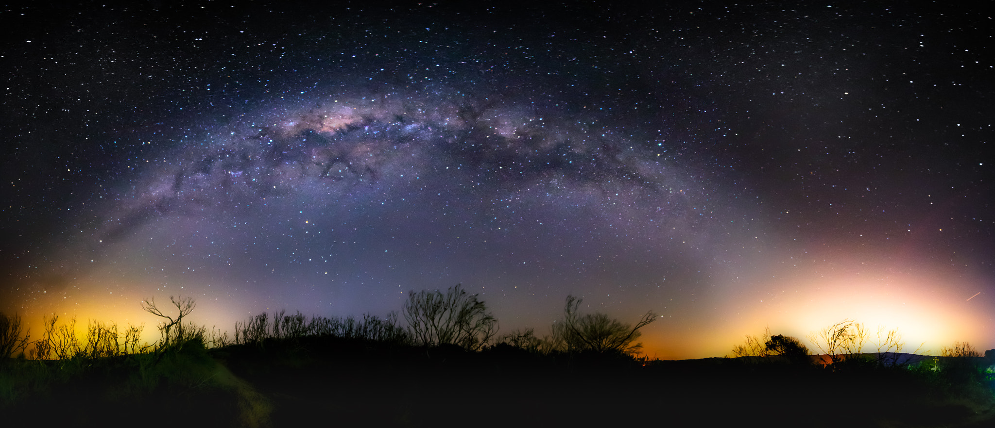 Canon EOS M sample photo. Galactic rainbow bridging worlds photography