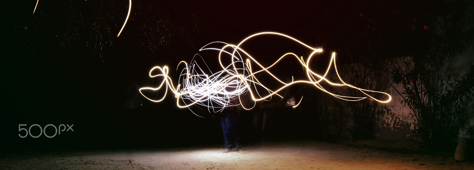 AF Zoom-Nikkor 35-135mm f/3.5-4.5 N sample photo. Light painting photography