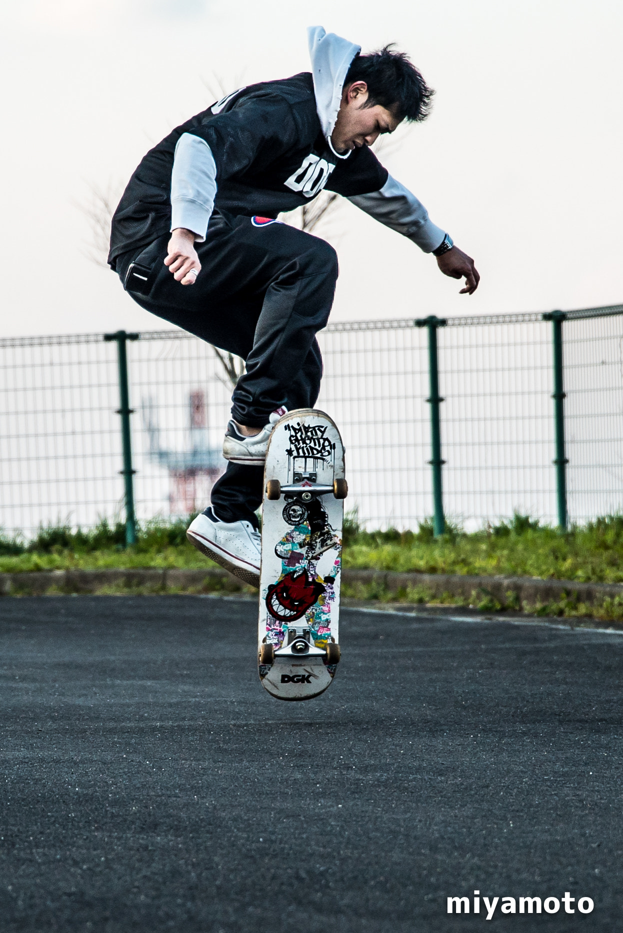 Tamron 80-300mm F3.5-6.3 sample photo. Jump! skateboard photography