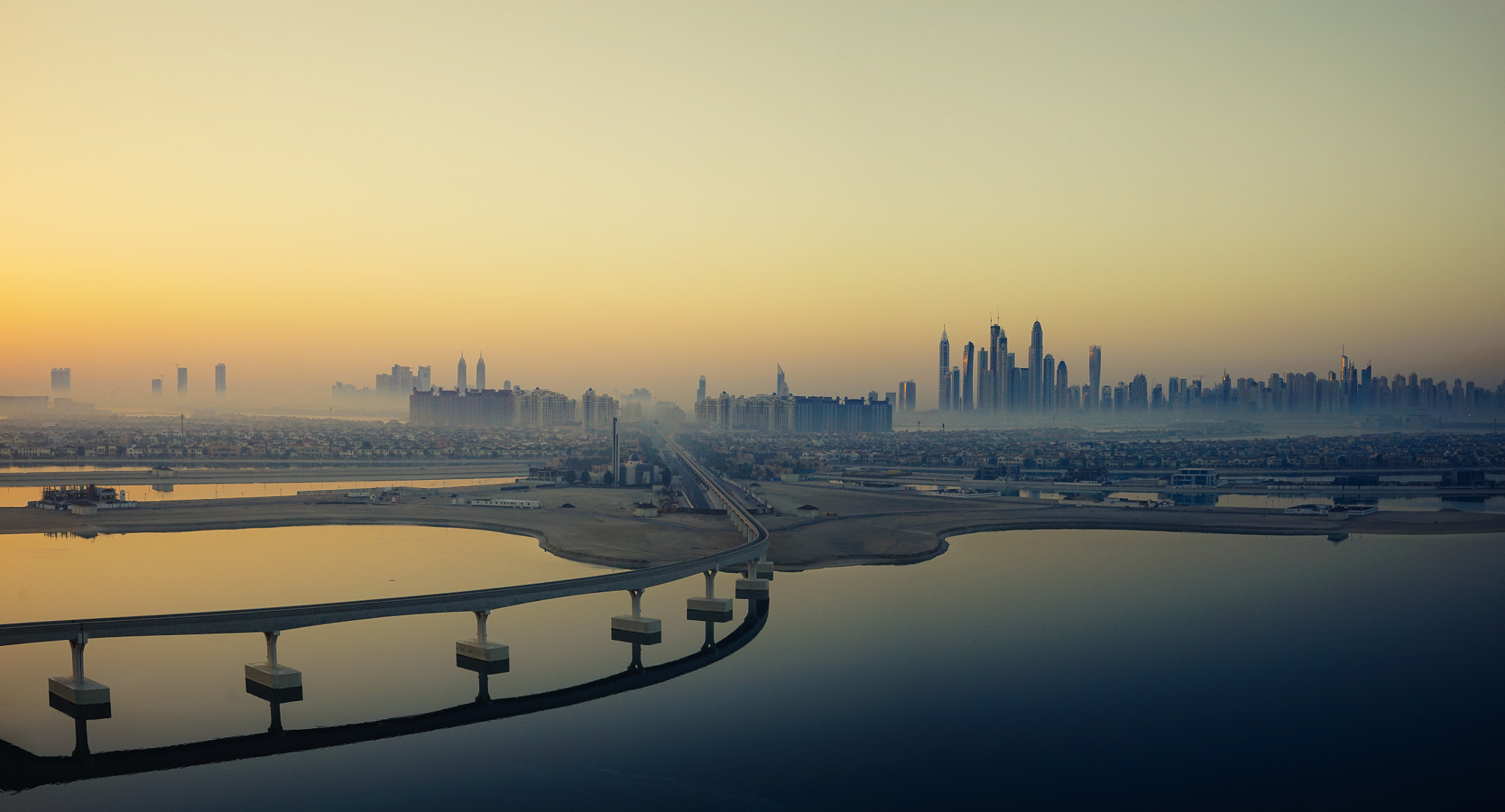Sony a7R sample photo. Dubai pano photography