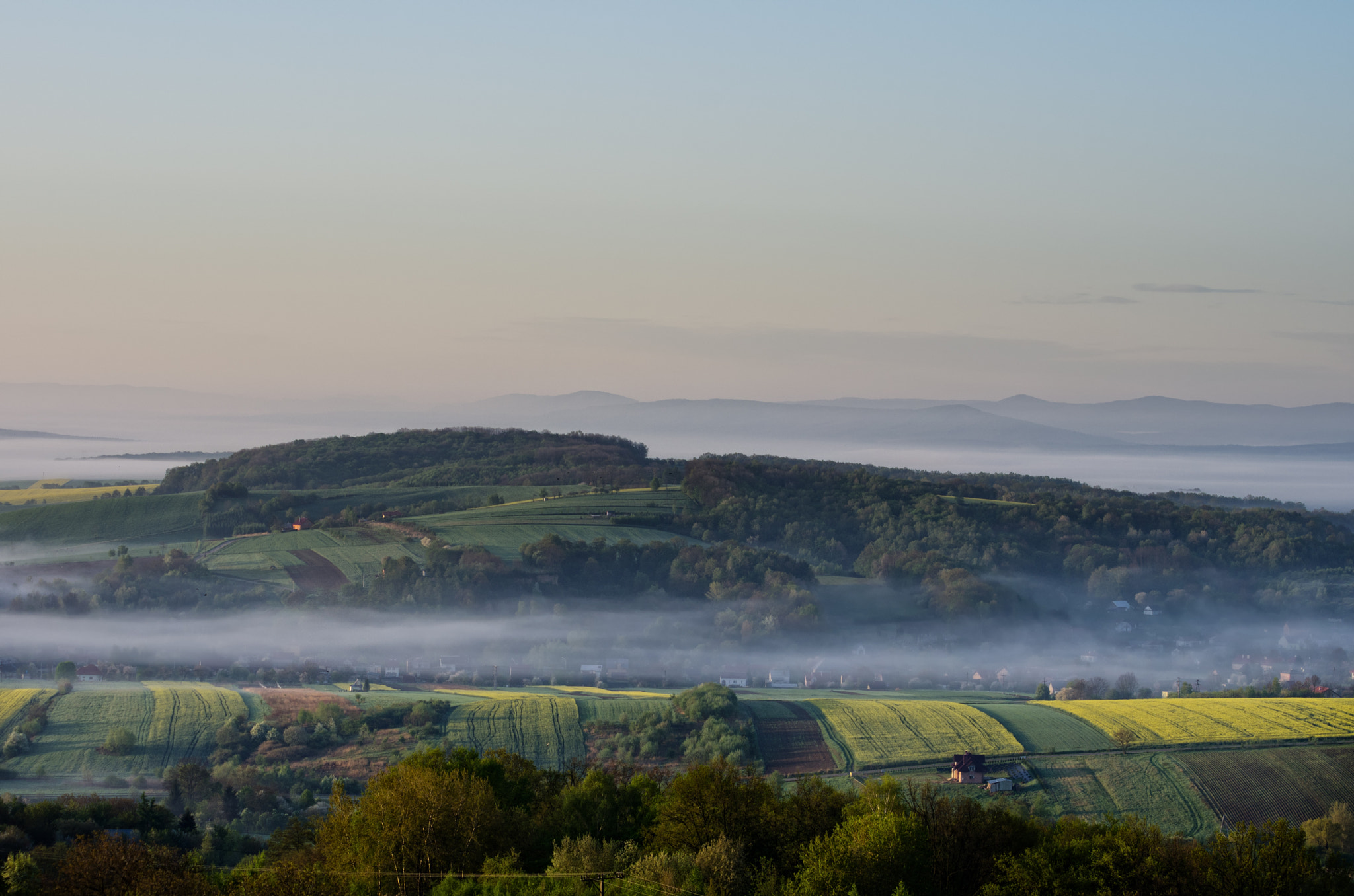 Pentax K-5 + smc PENTAX-F 70-210mm F4-5.6 sample photo. Pogórze przemyskie landscape park photography