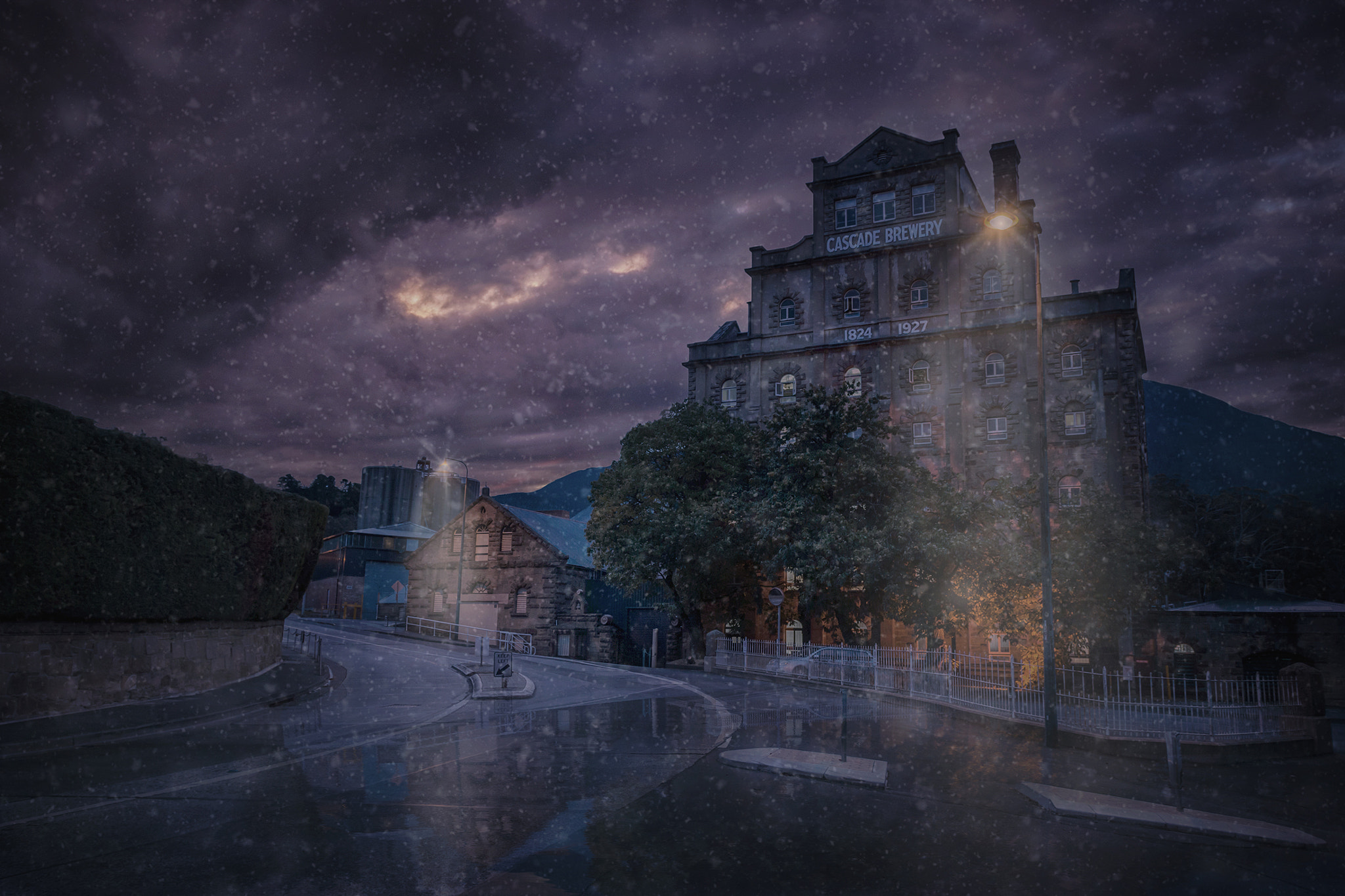 Canon EOS 70D + Canon EF 500mm F4L IS USM sample photo. Cascade brewery - hobart photography