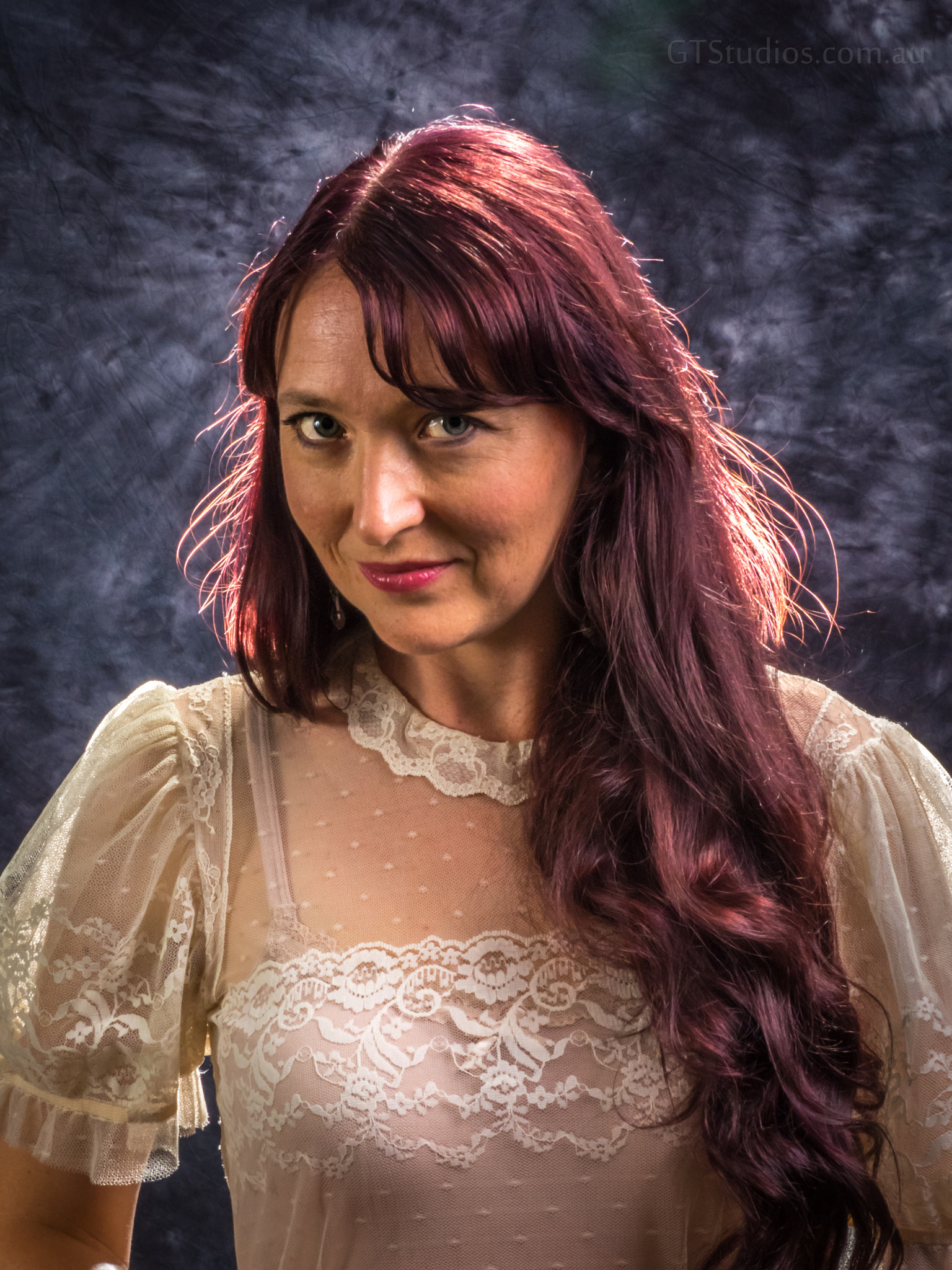 Leica V-Lux 4 sample photo. Lady fae in french lace in the studio photography