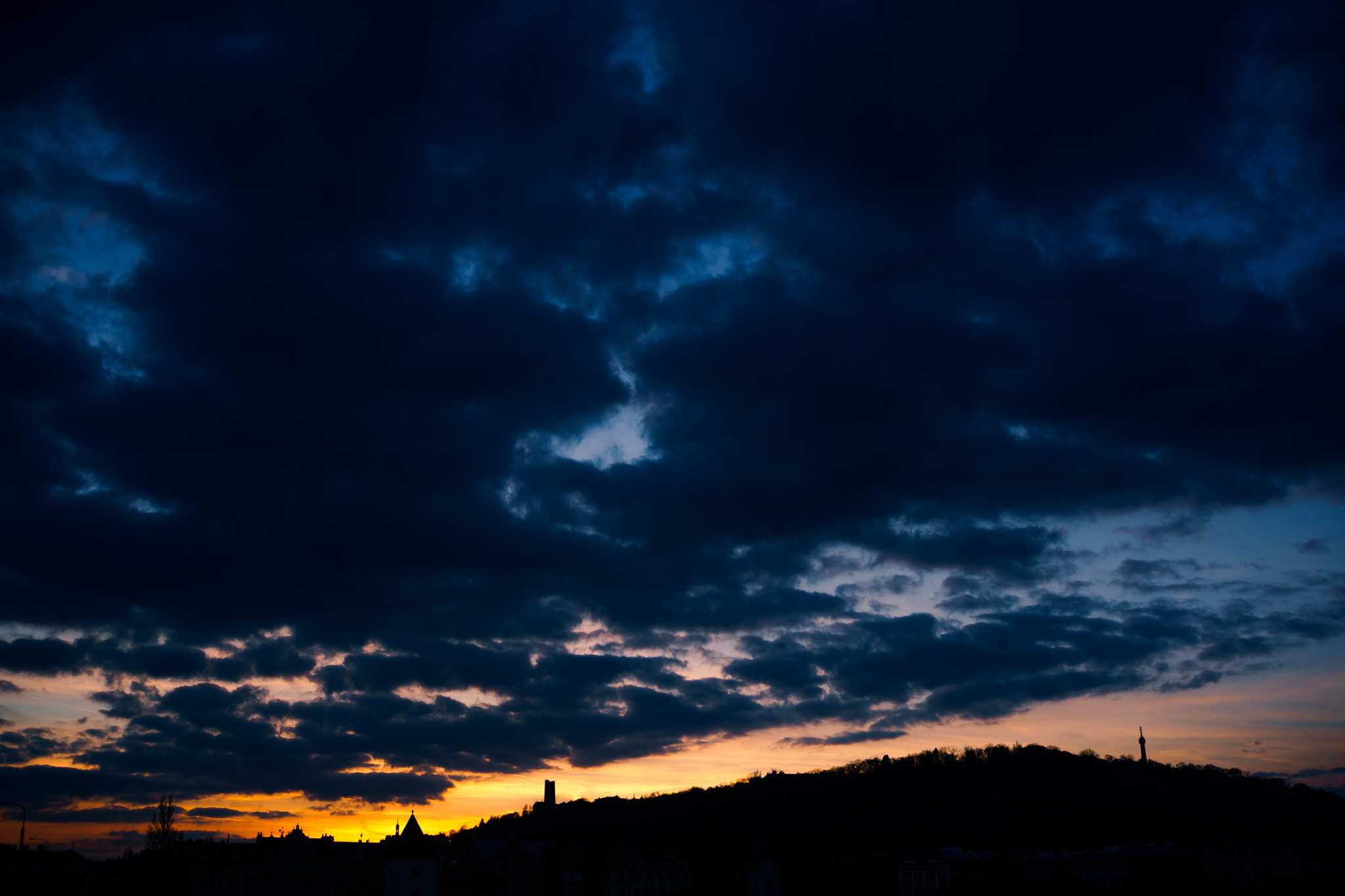 Minolta AF 35-105mm F3.5-4.5 New sample photo. Sunset in prague photography