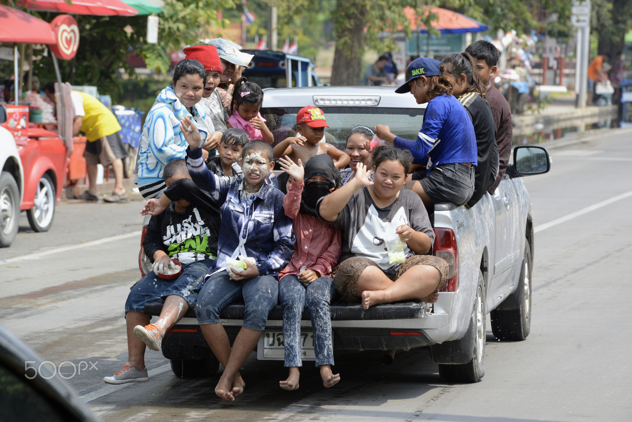 ASIA THAILAND AYUTTHAYA SONGKRAN FESTIVAL