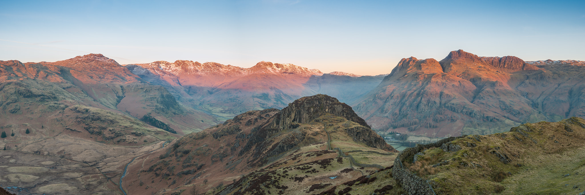 Nikon D800 + Nikon PC-E Nikkor 24mm F3.5D ED Tilt-Shift sample photo. Langdale at dawn photography