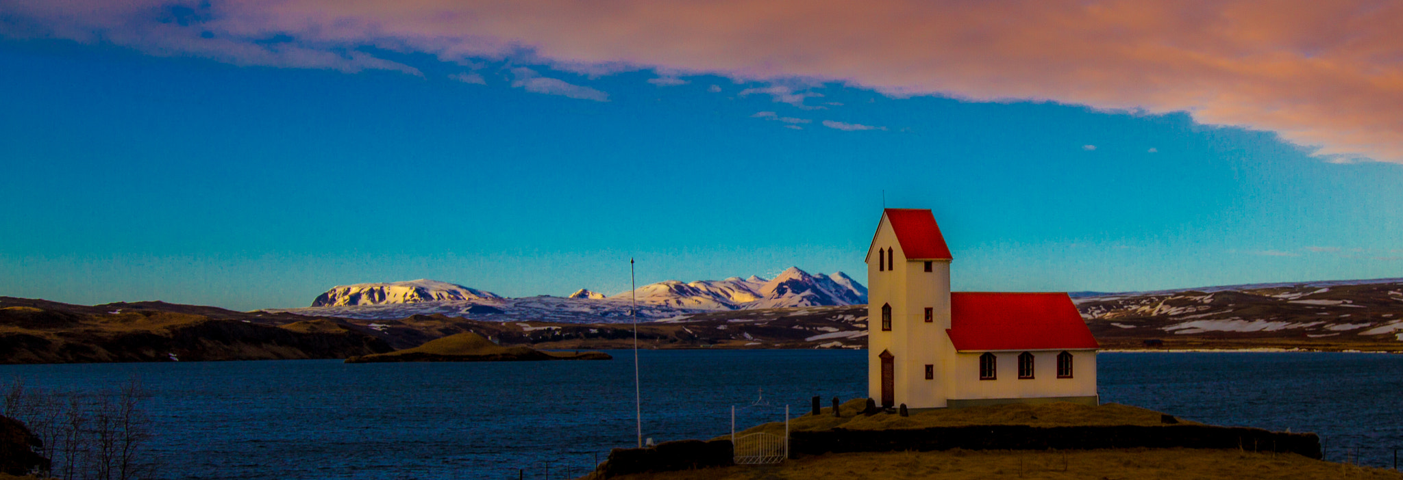 Sigma 24mm F1.4 DG HSM Art sample photo. Church by the lake photography