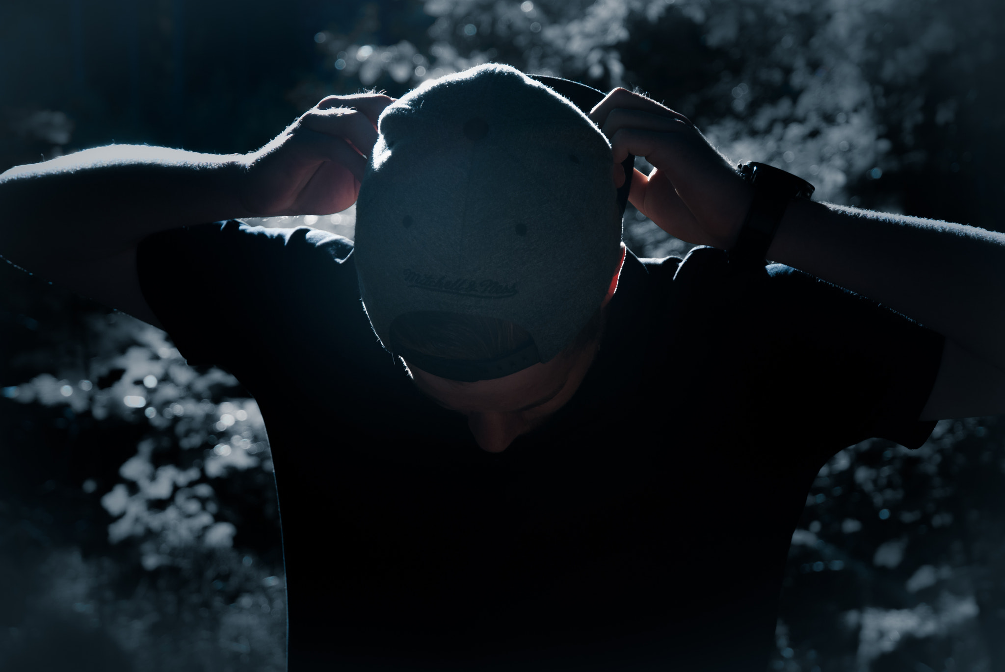 Nikon D60 sample photo. Dude in the forest photography