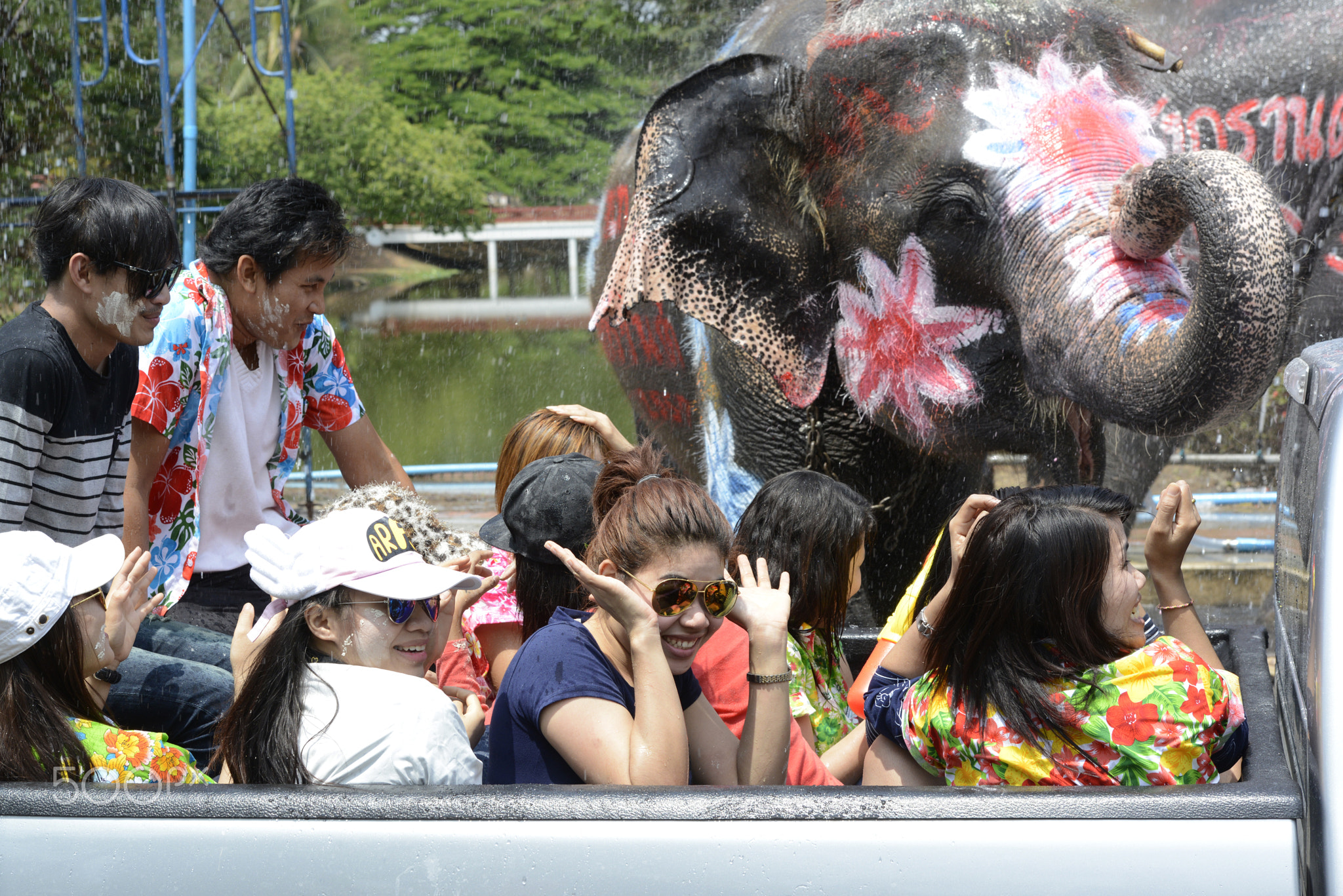 ASIA THAILAND AYUTTHAYA SONGKRAN FESTIVAL