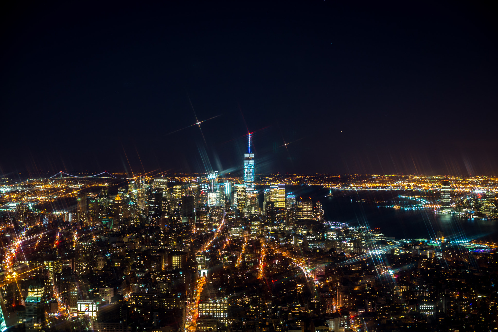 Nikon D600 + AF Nikkor 50mm f/1.4 sample photo. Freedom tower photography